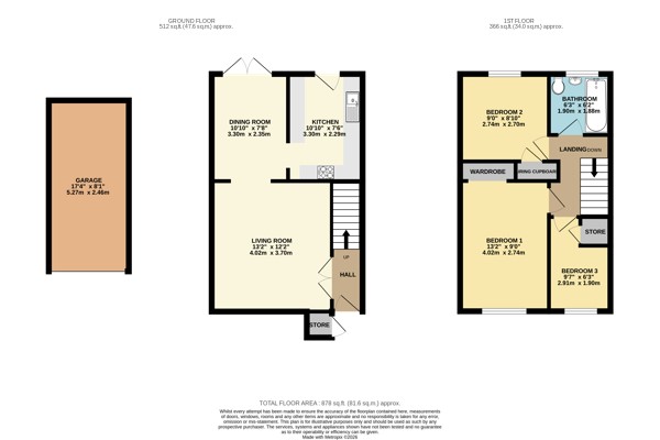 11, Quebec Gardens, Bursledon floorplan