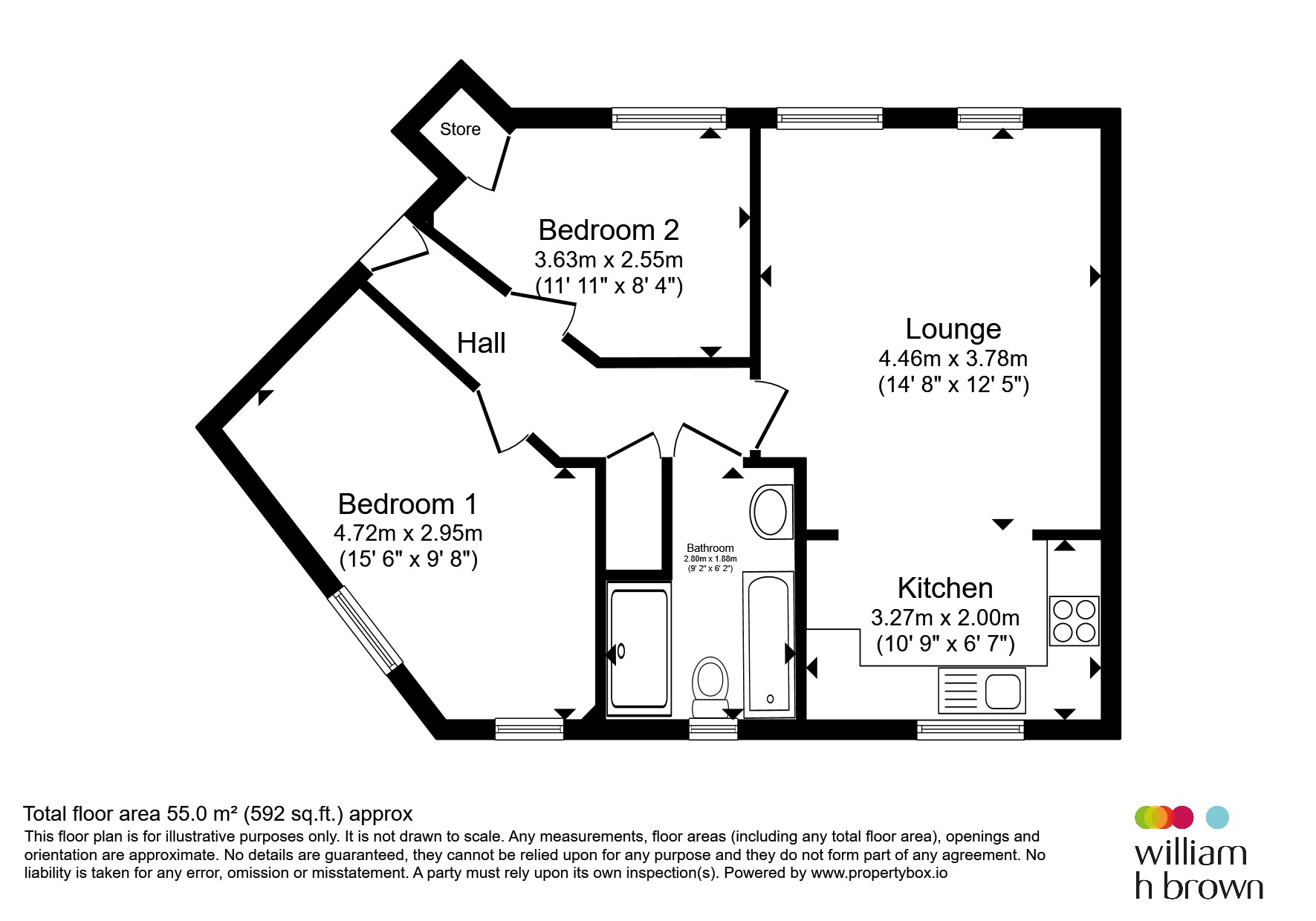 102, Chelmer Road, Chelmsford floorplan