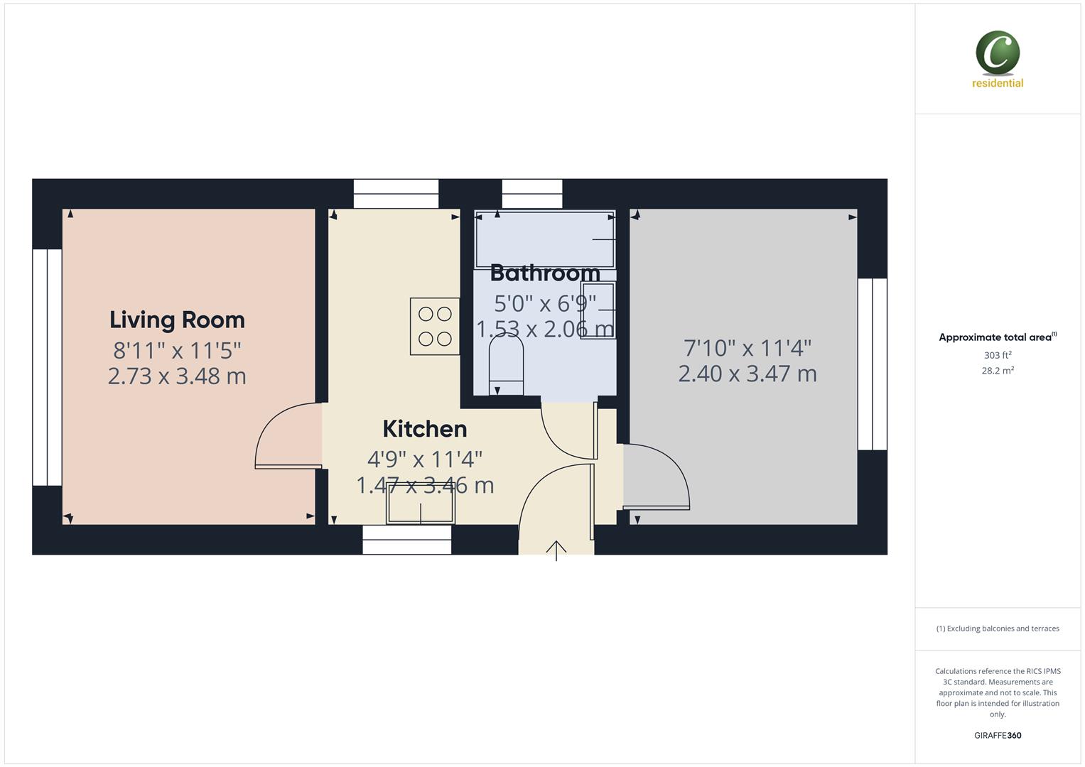 14, Love Lane, Rugeley floorplan