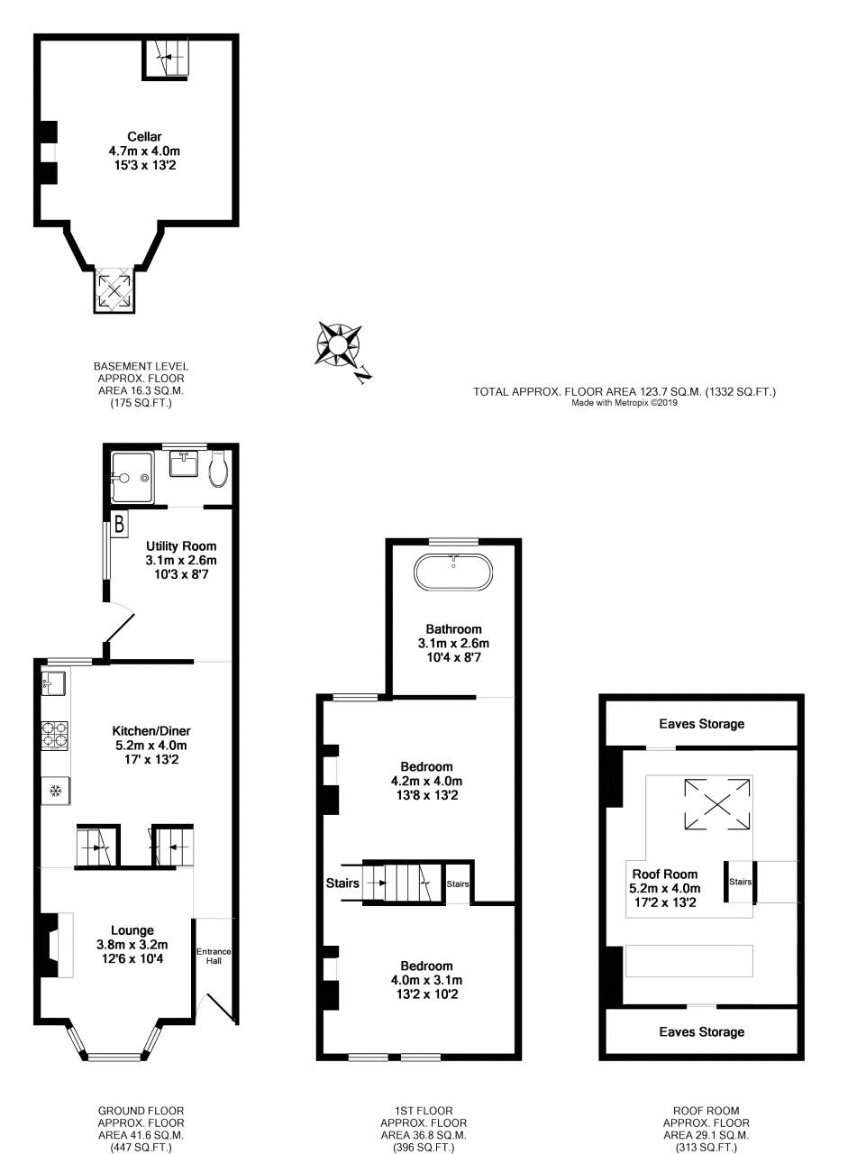 2 Bedrooms Terraced house for sale in Belmont Road, Faversham ME13