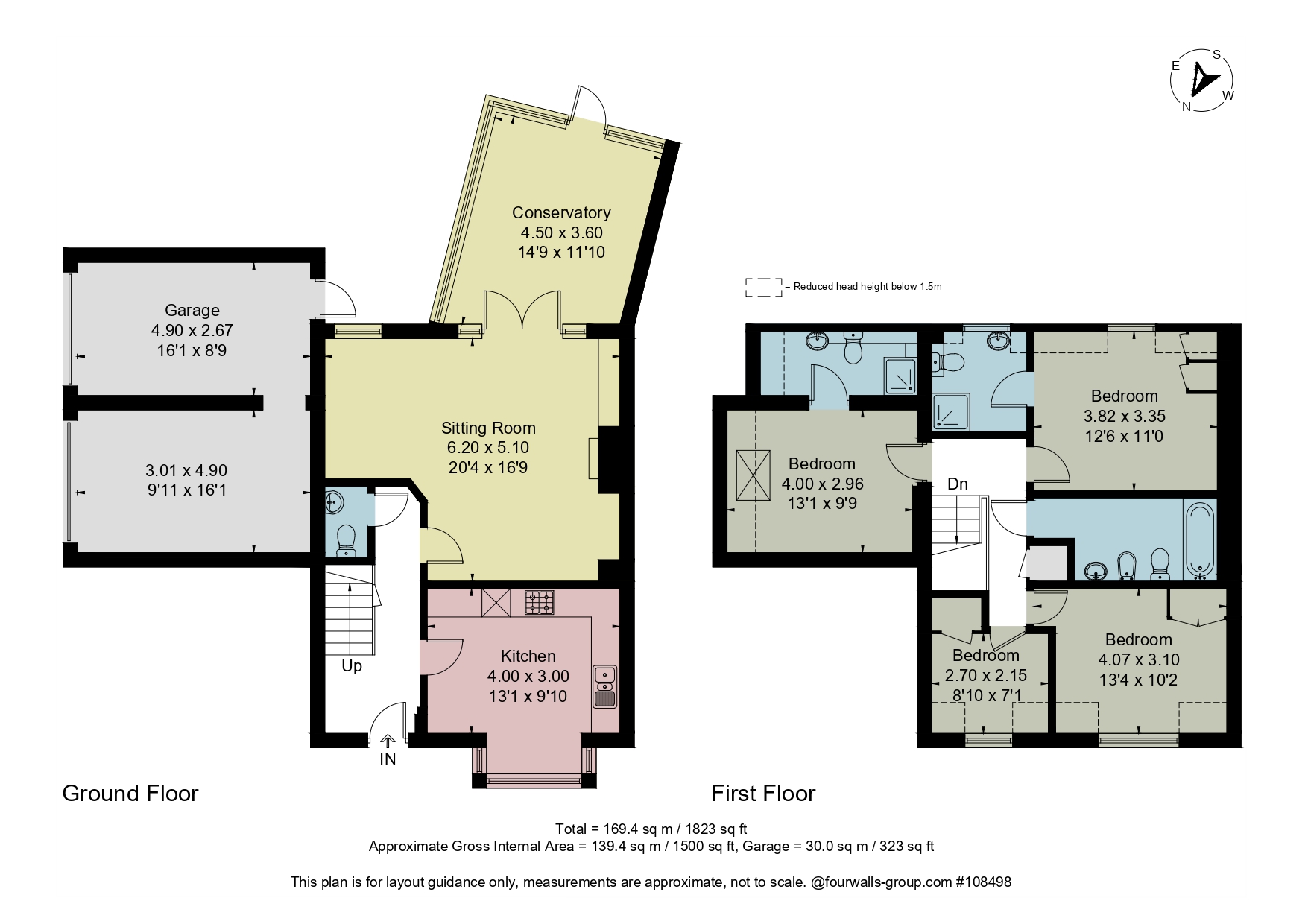 1 Wykehurst Green Cottages,, Wykehurst Lane, Cranleigh floorplan