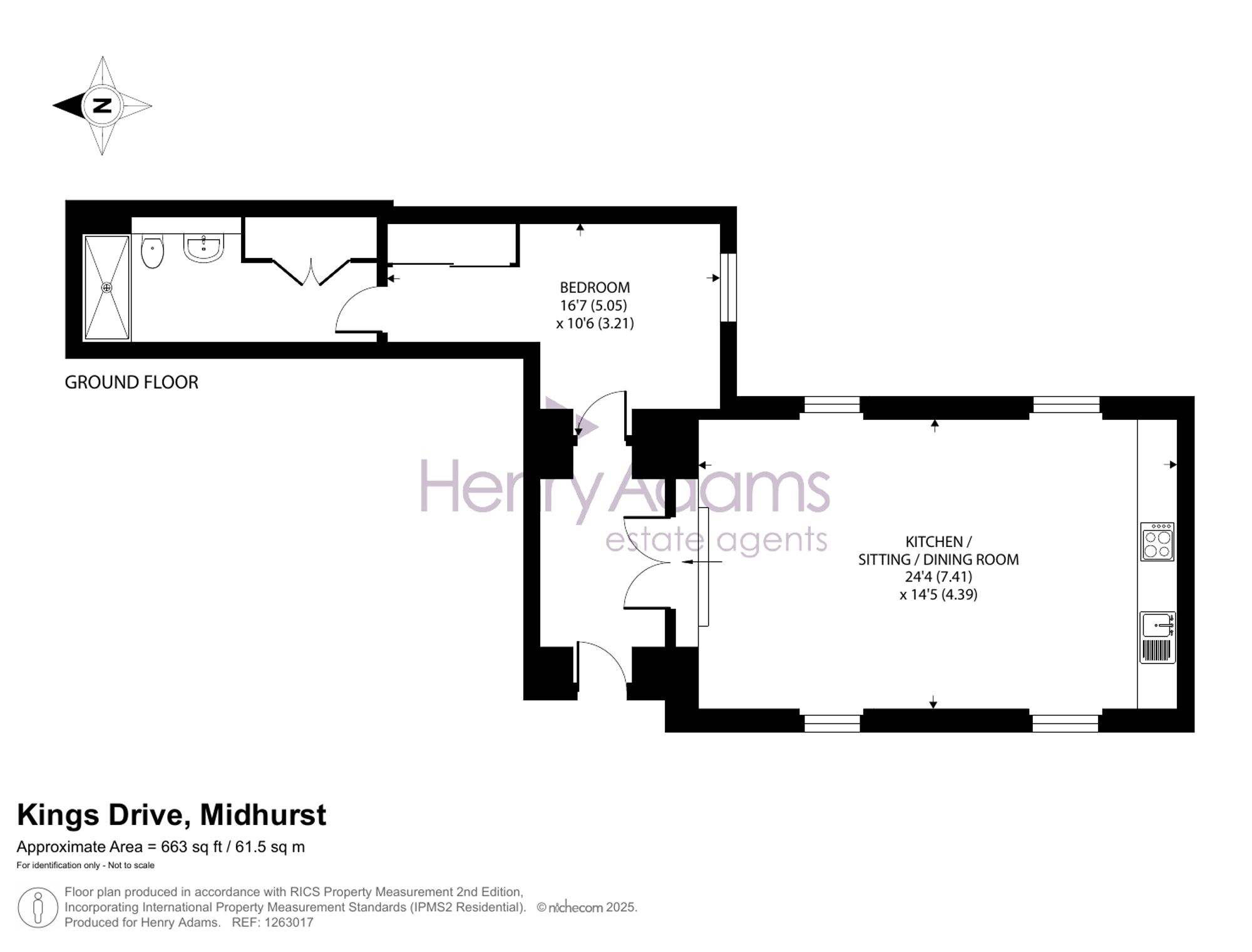 47 King Edward VII Apts Kings Drive, Midhurst, Midhurst floorplan