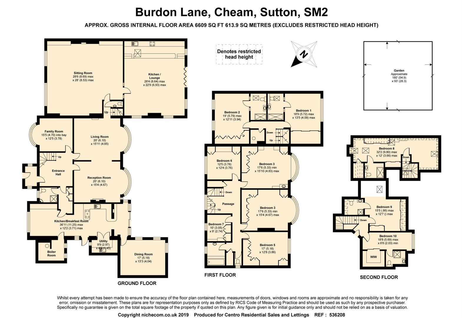 10 bed detached house for sale in Burdon Lane, Cheam, Sutton SM2 Zoopla