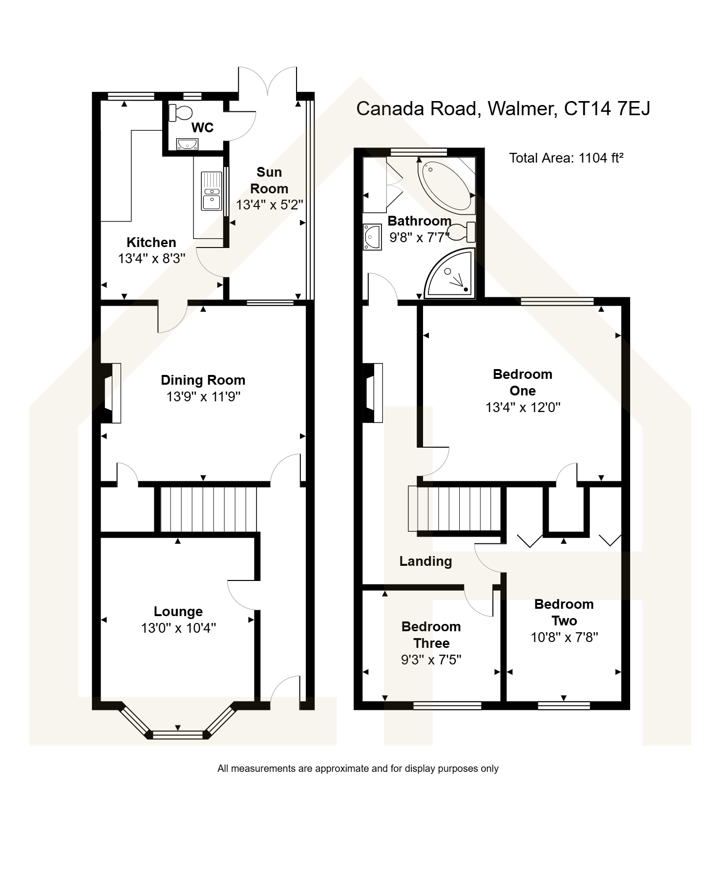 105, Canada Road, Deal floorplan