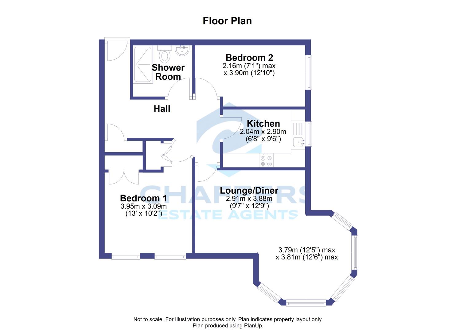 Flat 18, Reddleman House, Sturminster Newton floorplan