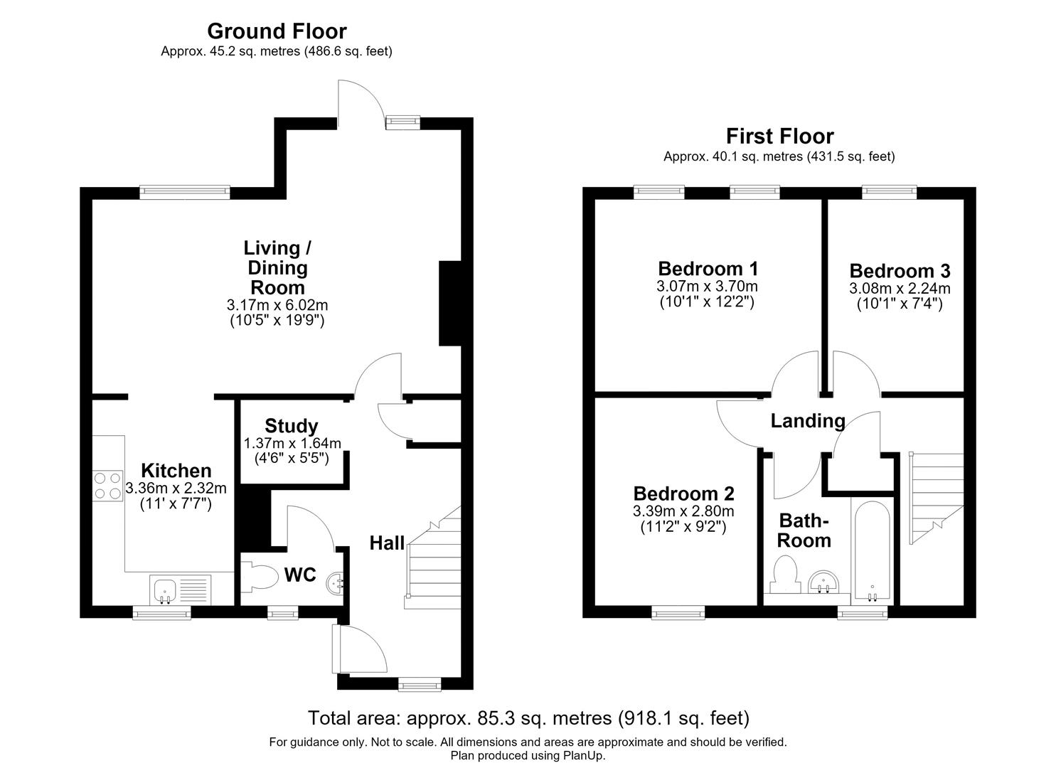 92, Walpole Road, Cambridge floorplan