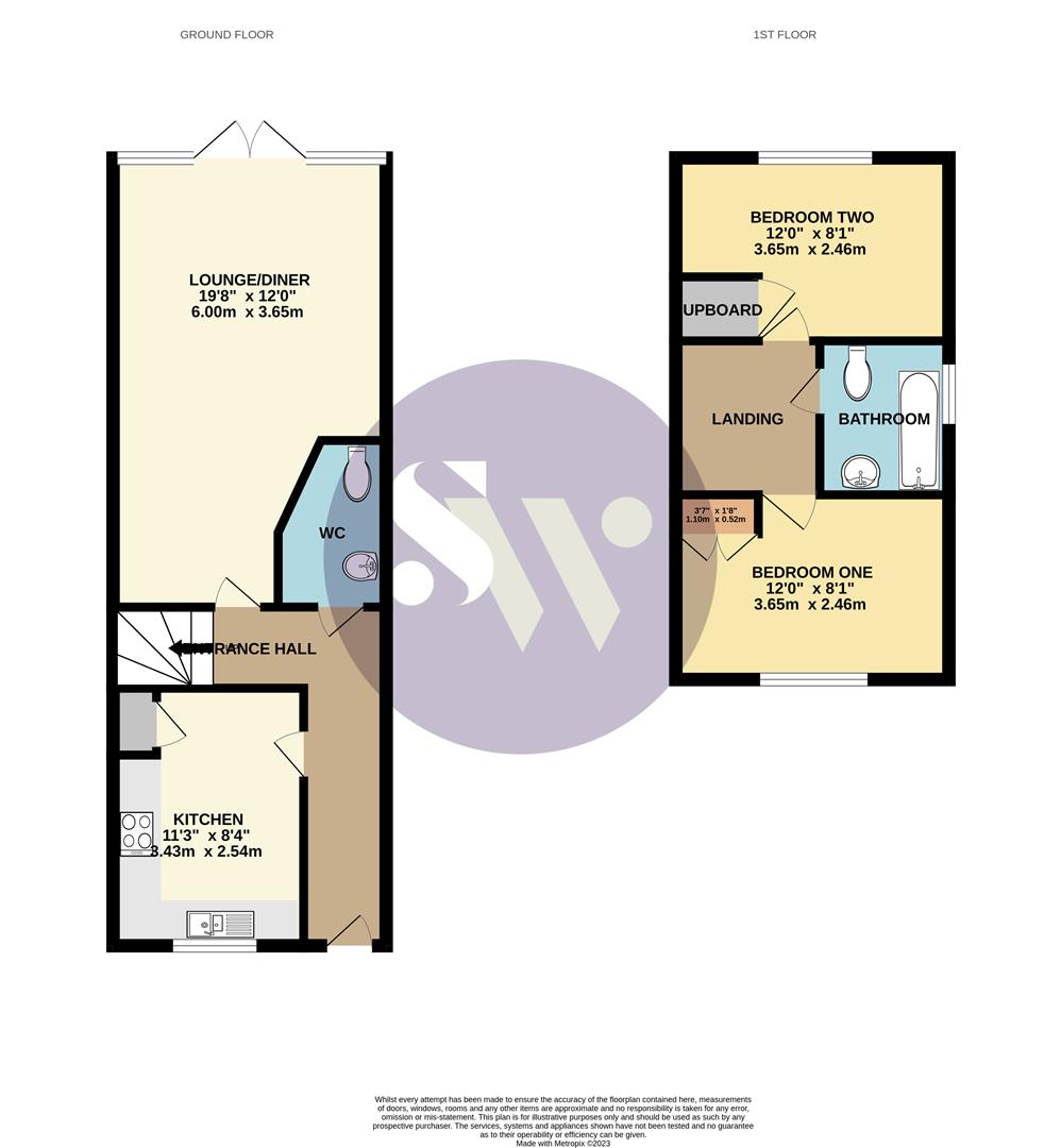 159, Glassbrook Road, Rushden floorplan