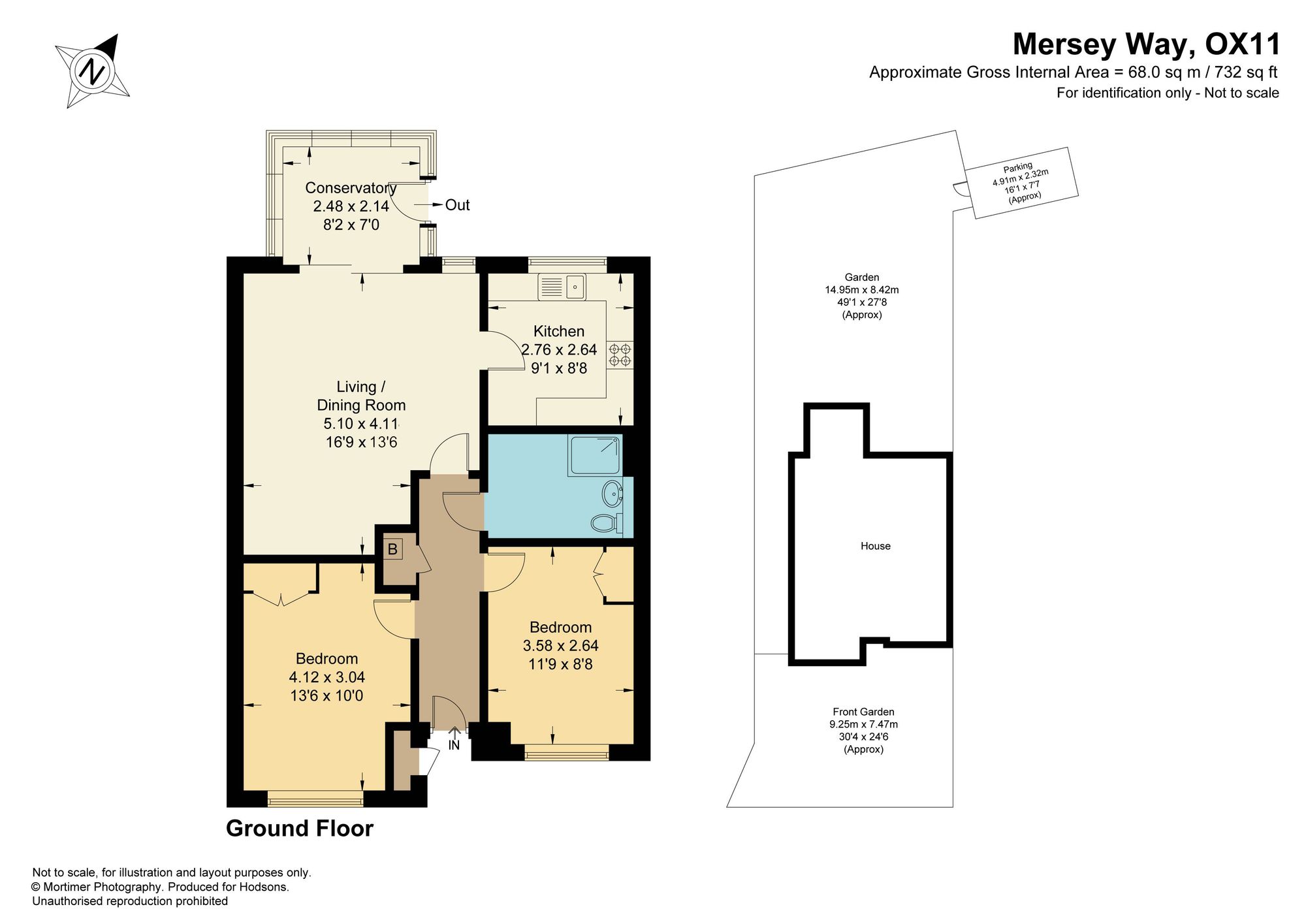 8 Mersey Way, Didcot floorplan