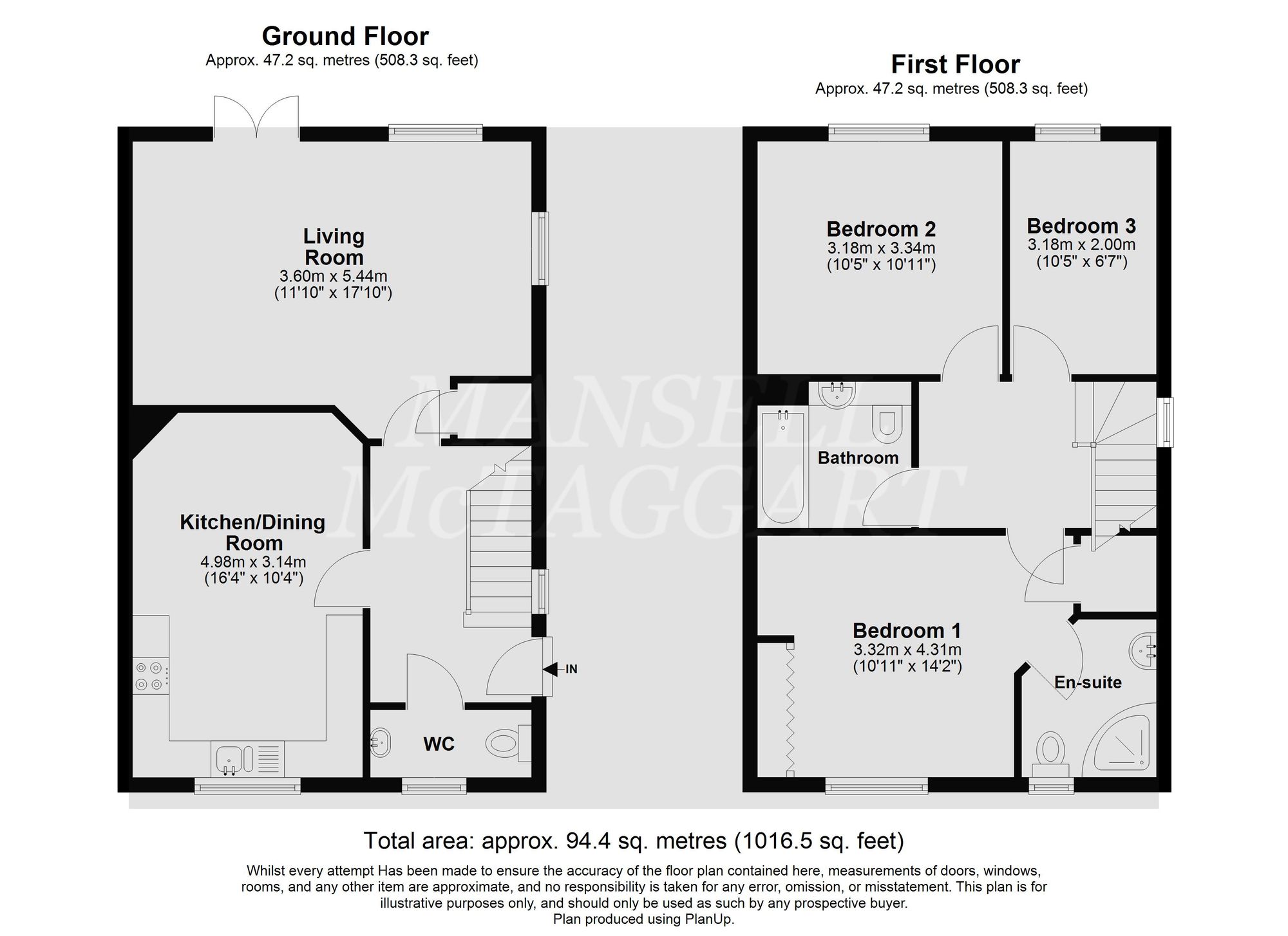 8 Springfield Gardens, East Grinstead floorplan