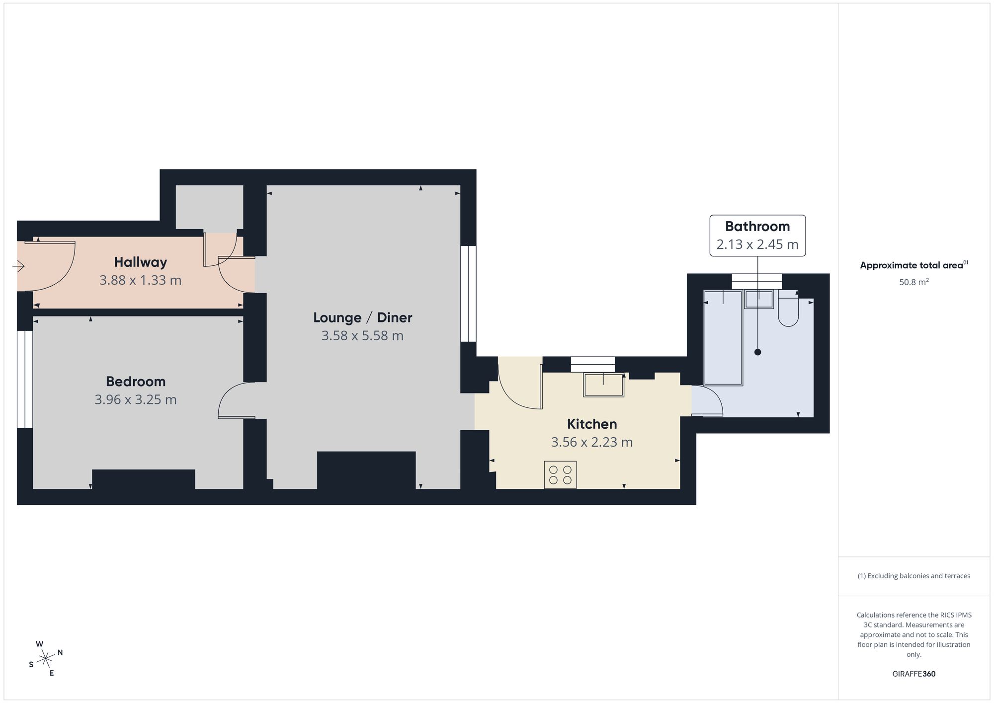 3 Park Terrace, Newcastle Upon Tyne floorplan