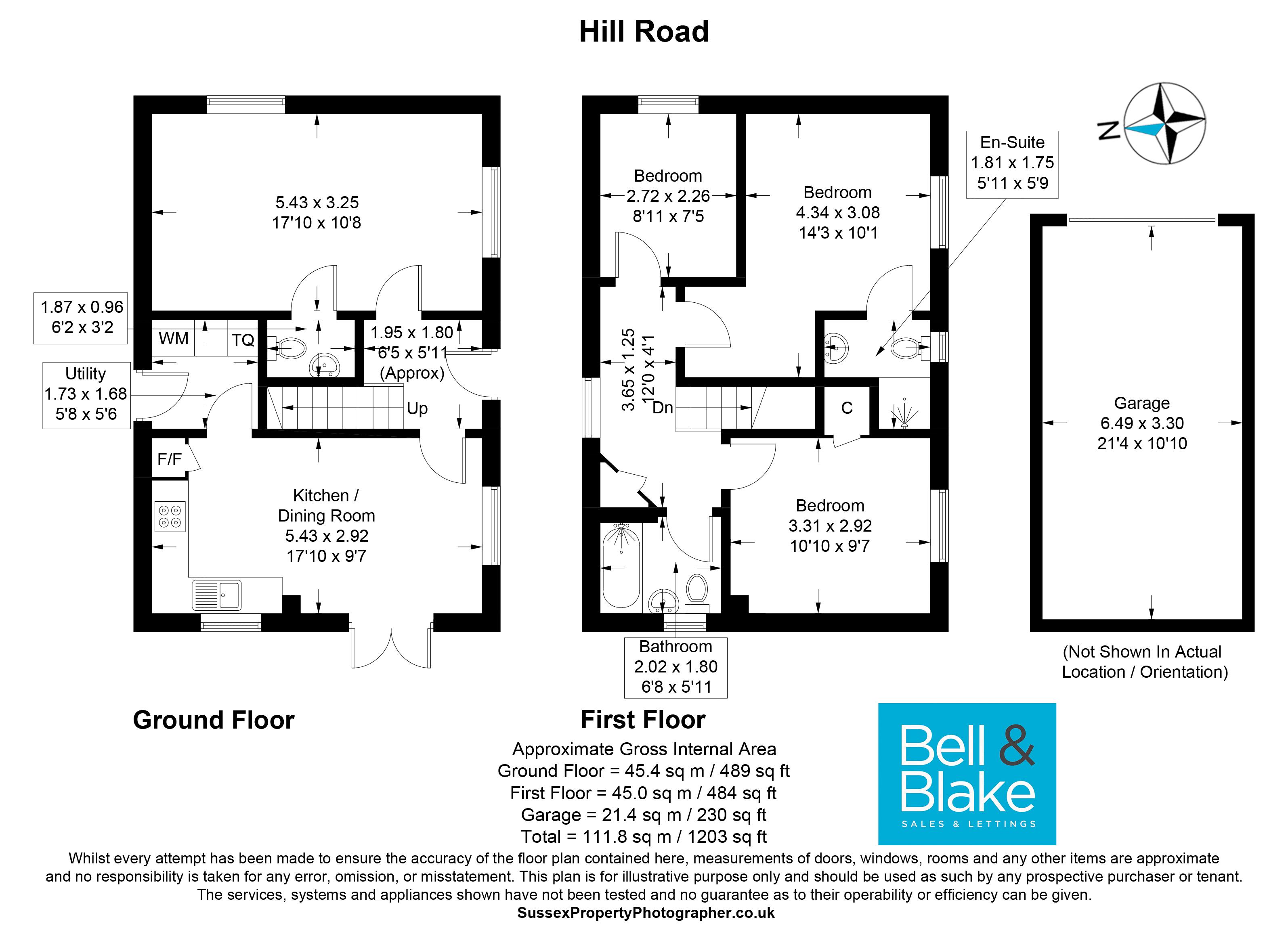 2, Hill Road, Chichester floorplan