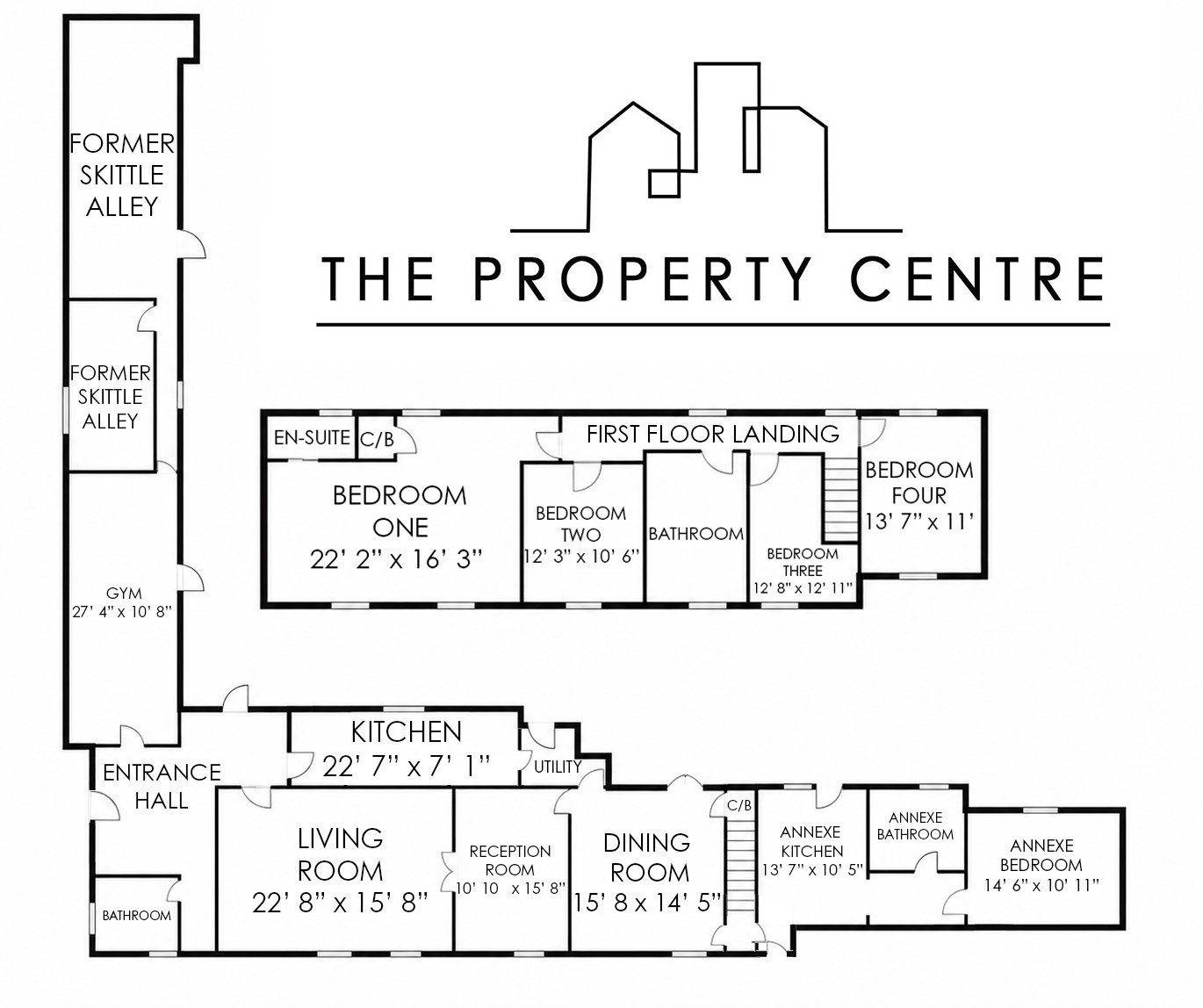 Black Smock House, Stathe, Somerset floorplan