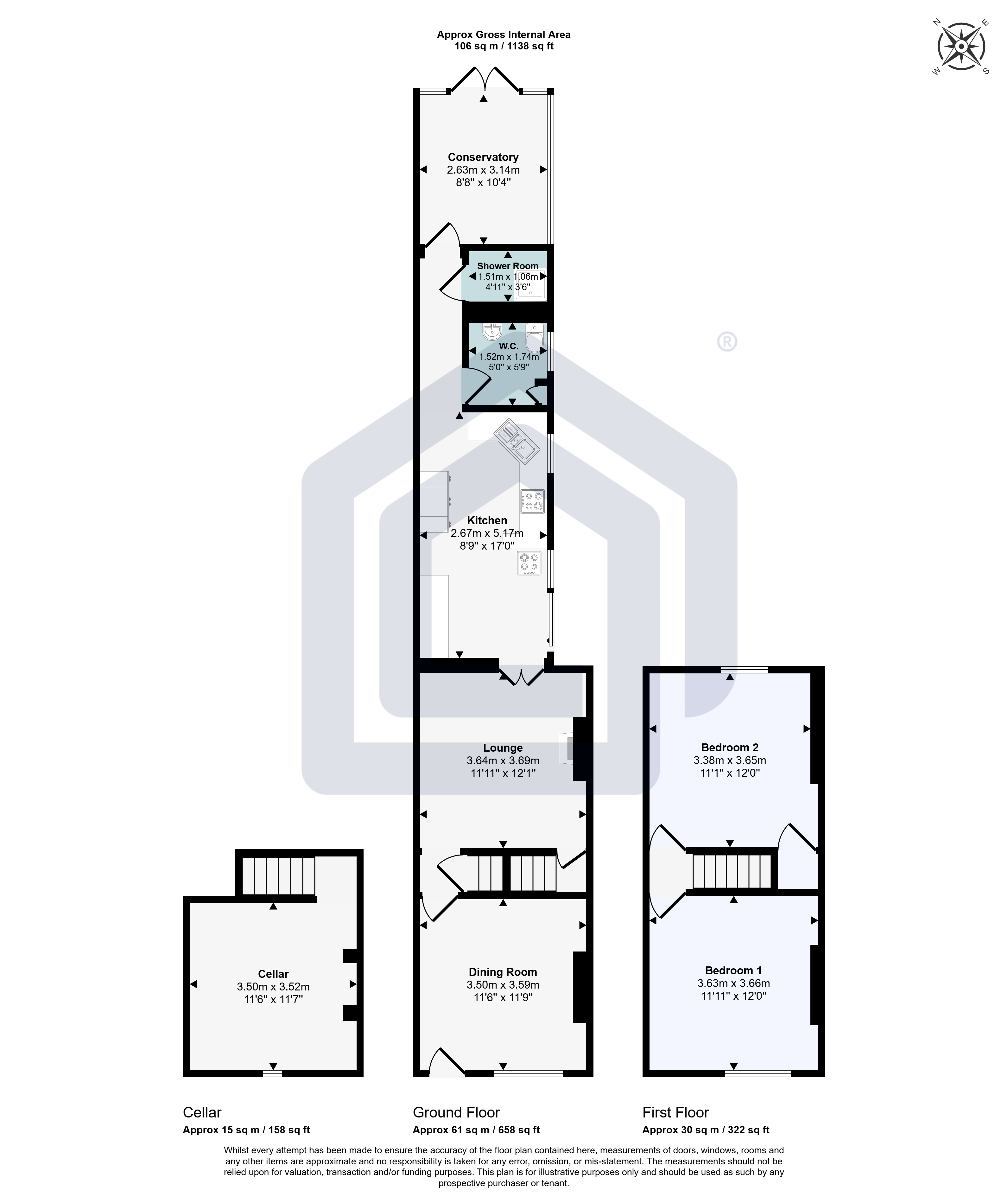18, Garden Walk, Dudley floorplan
