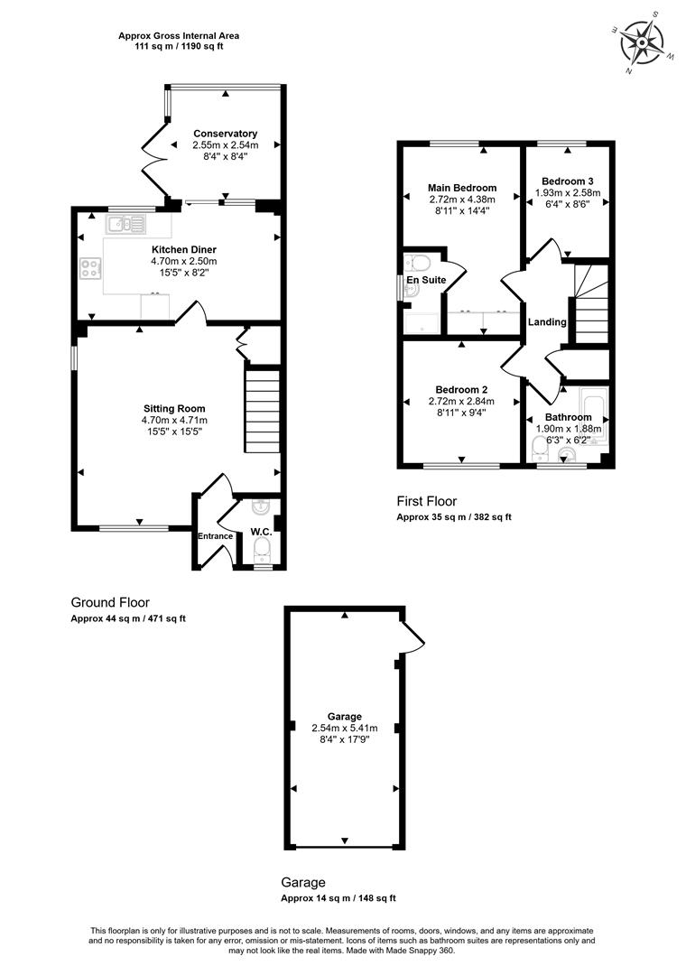 1, Ivy Close, Gillingham floorplan