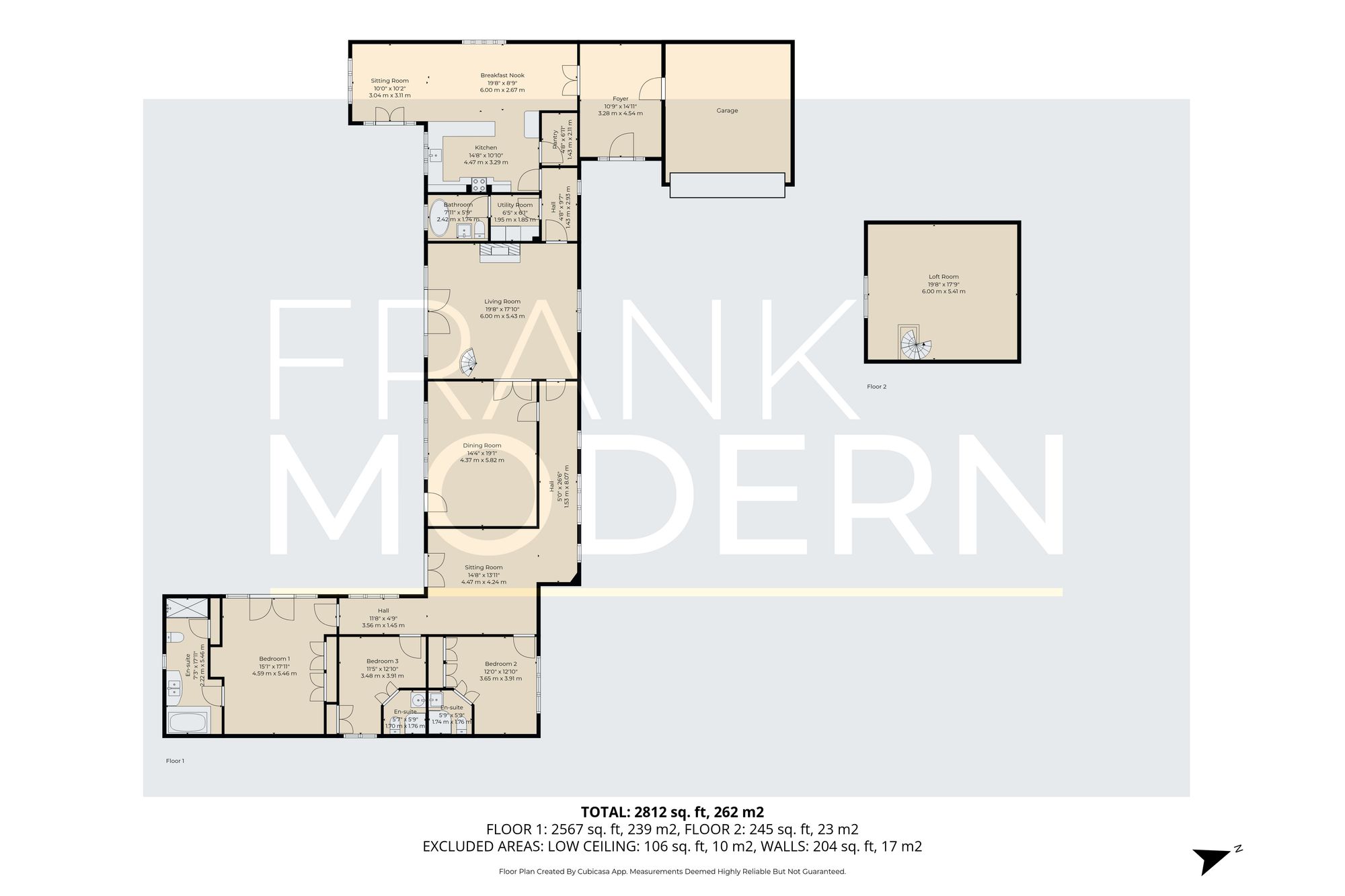 548 Oundle Road, Peterborough floorplan