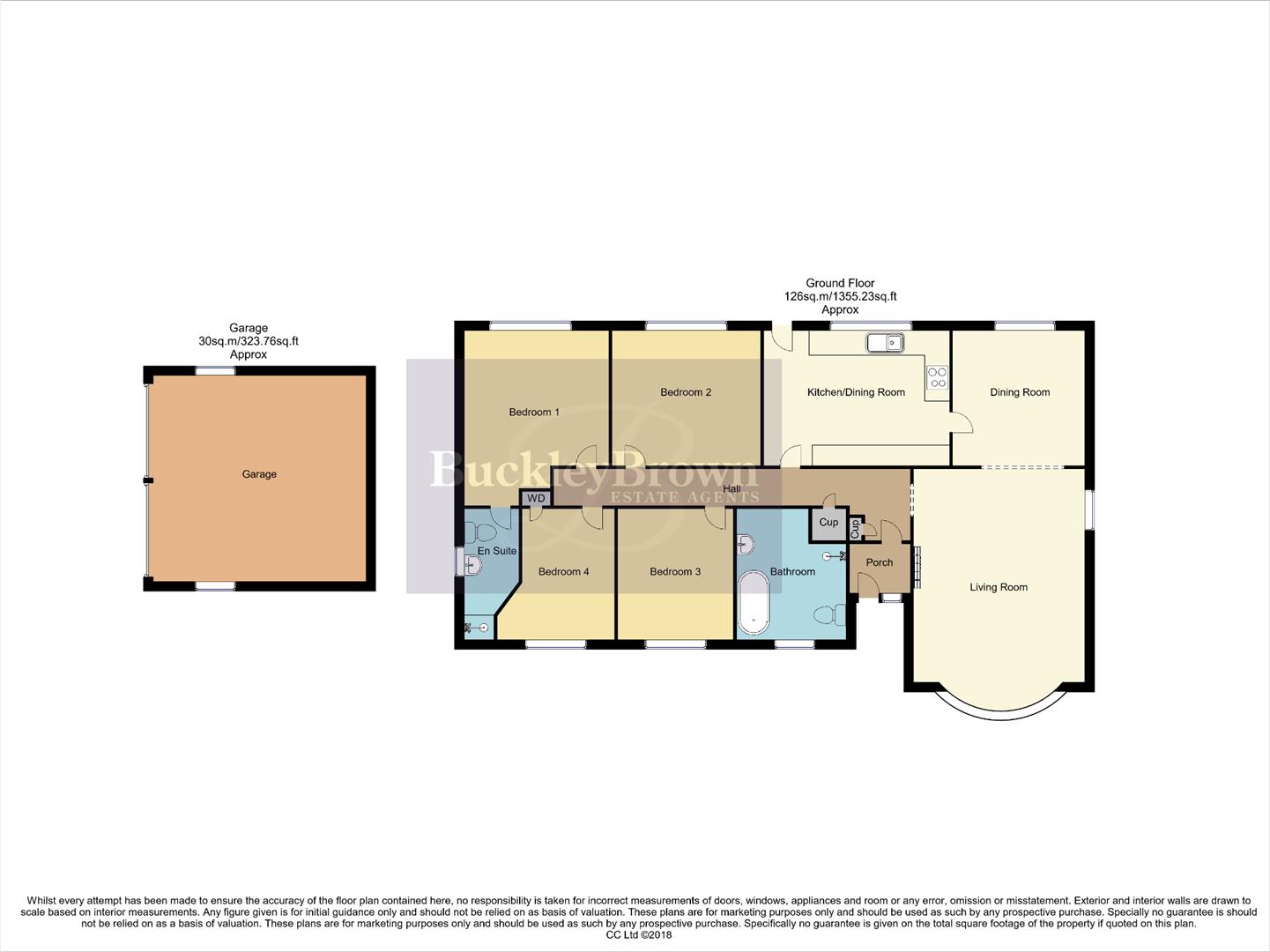 The Briars, Mansfield Road, Chesterfield floorplan