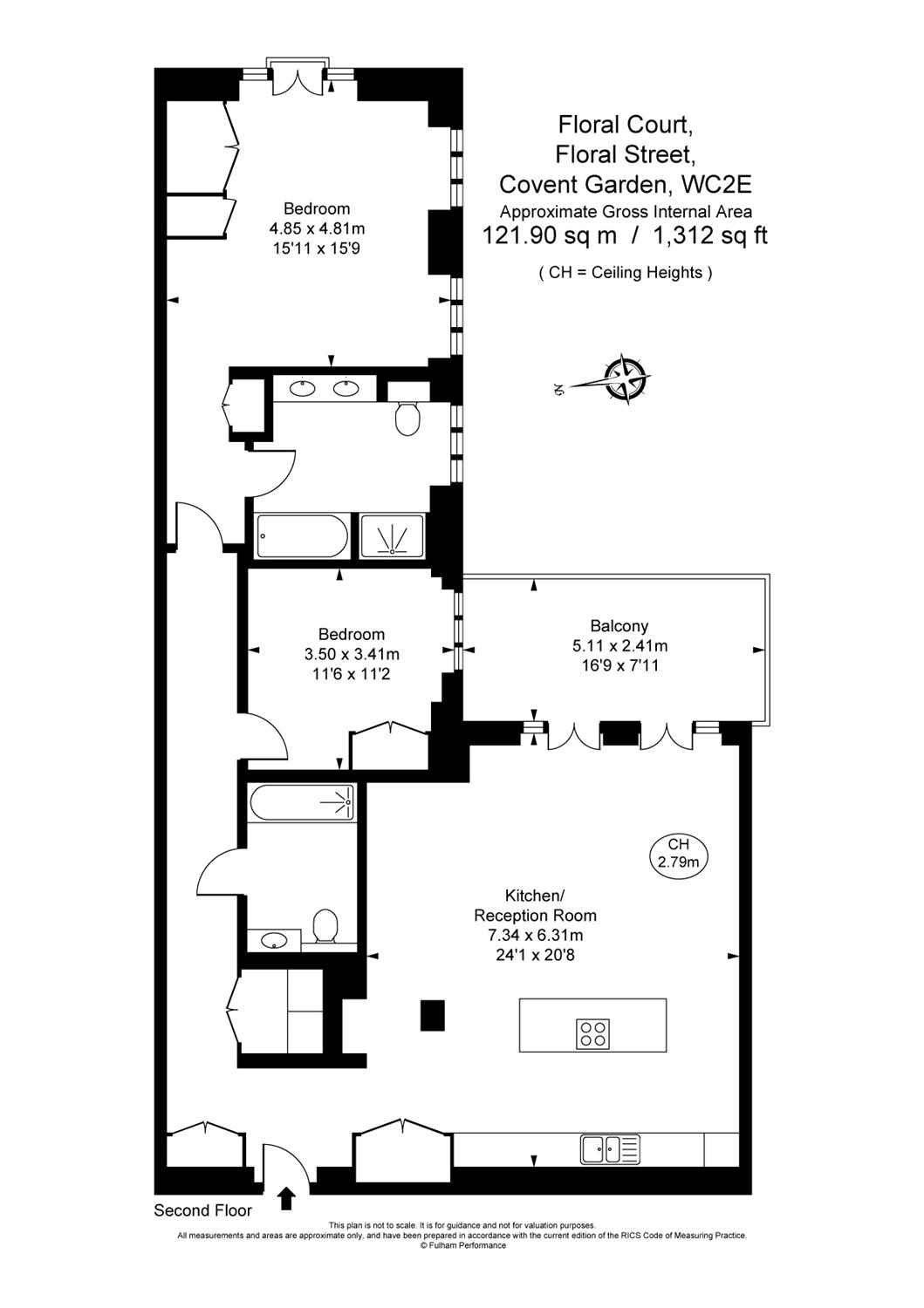 2 Bedrooms Flat to rent in Floral Street, Covent Garden WC2E