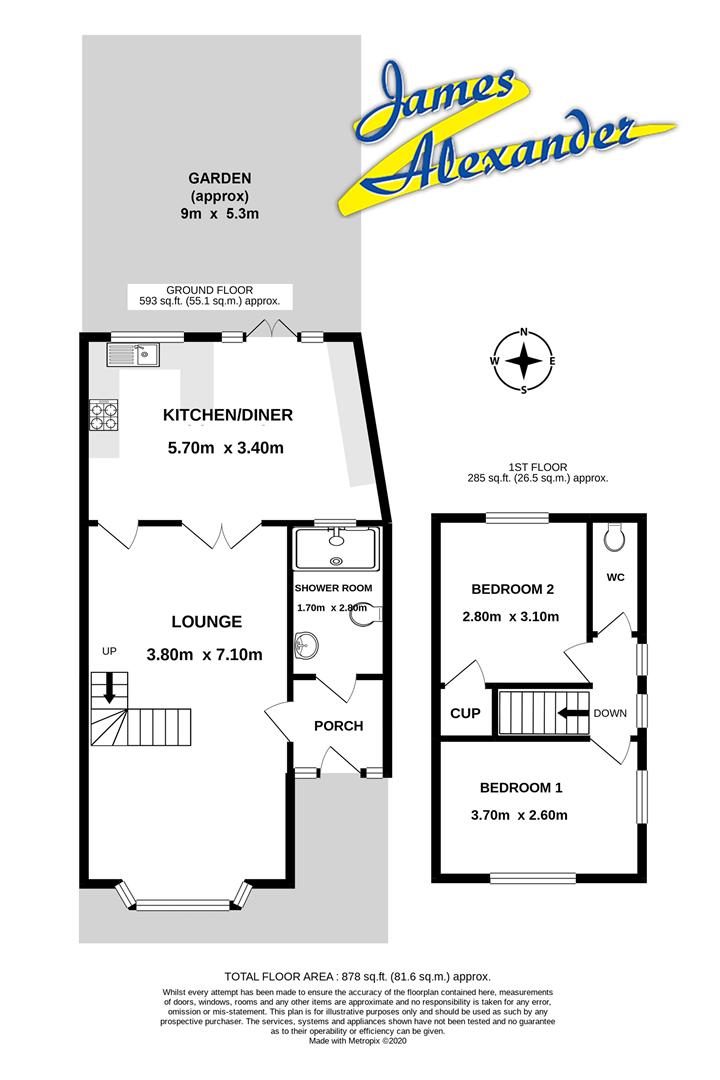 Northborough Road, London SW16, 2 bedroom end terrace house for sale