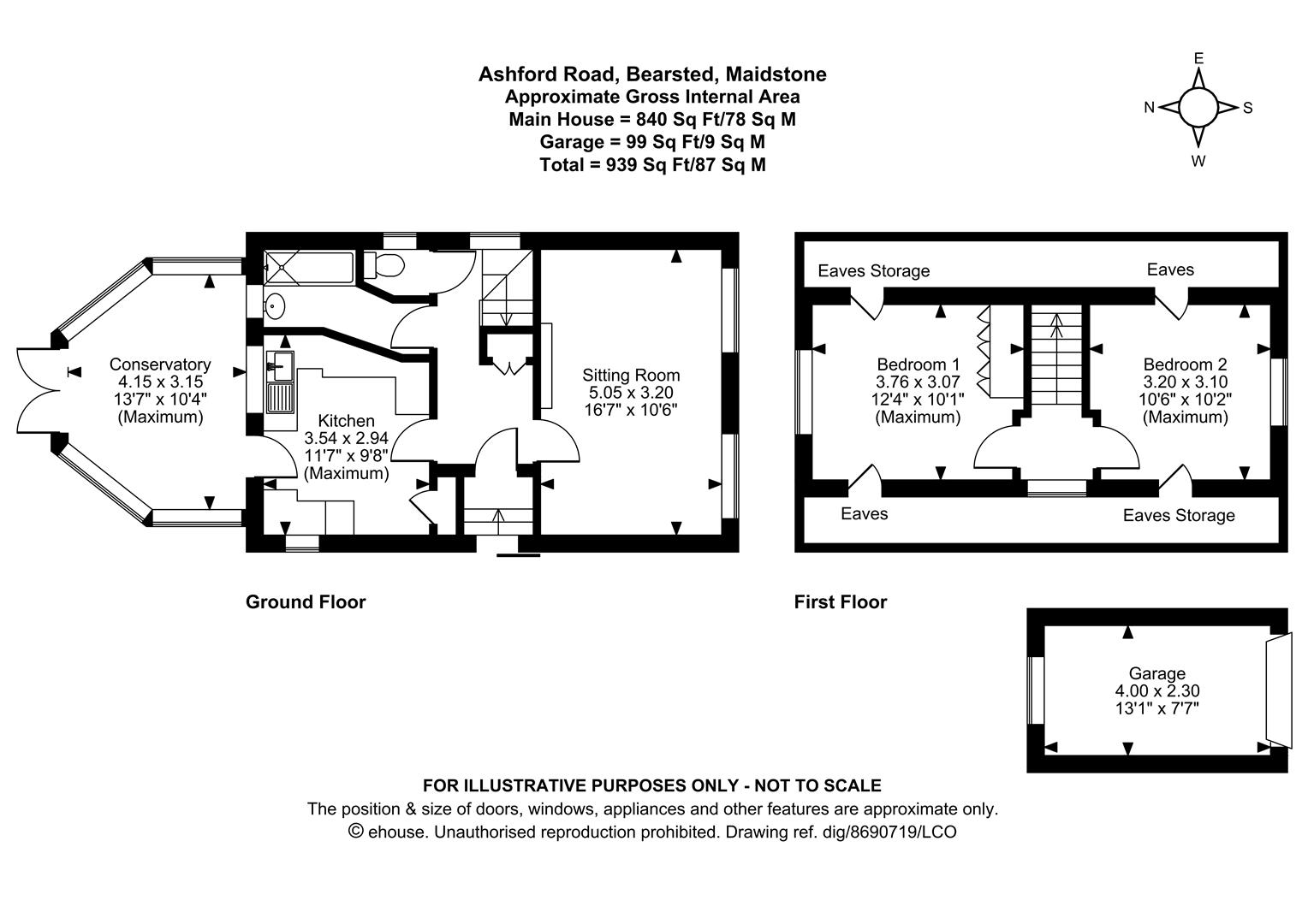 181A, Ashford Road, Maidstone floorplan