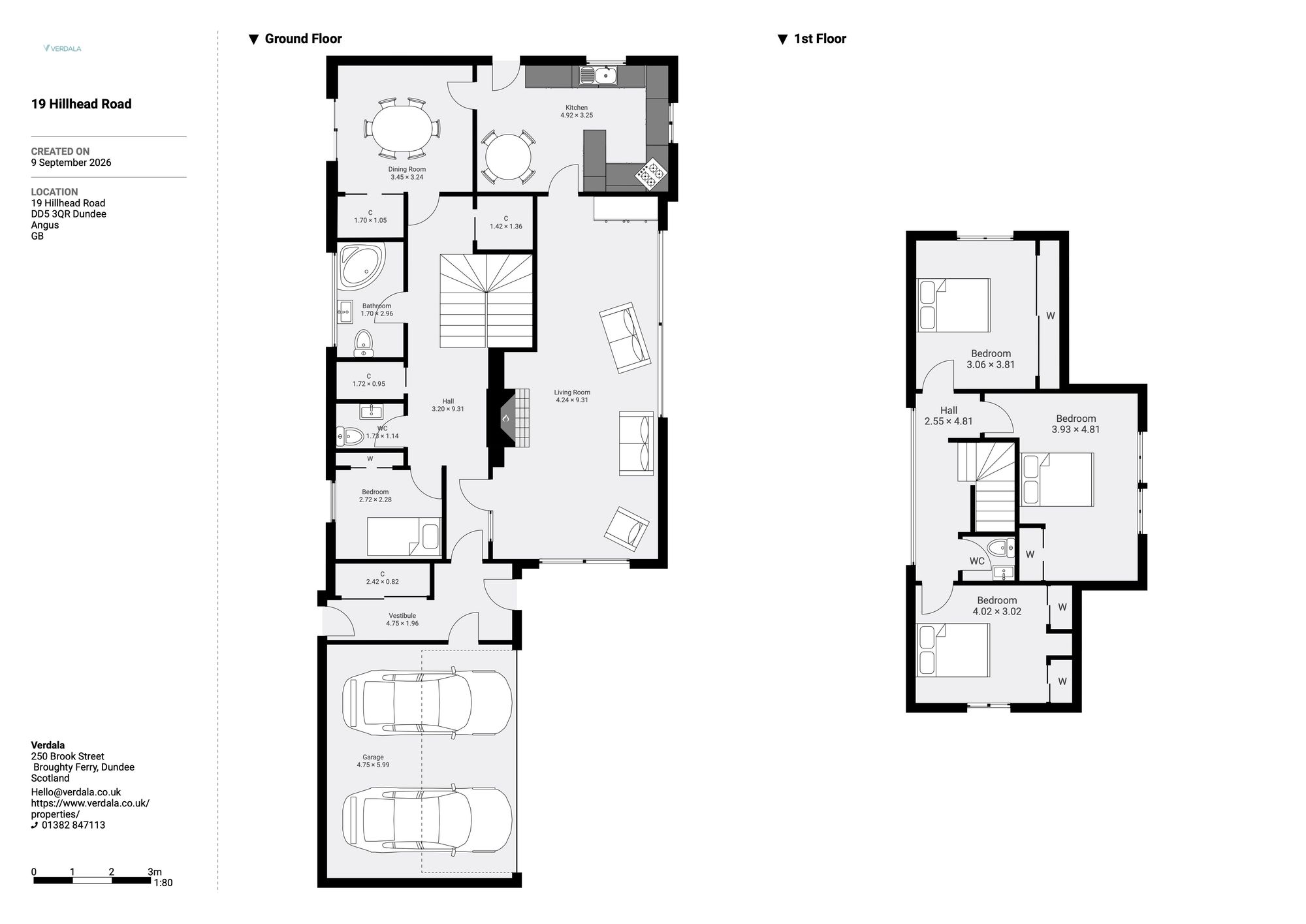 19 Hillhead Road, Dundee floorplan