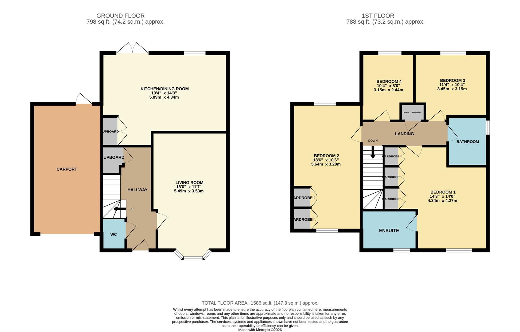 14, Luffield Drive, Bexhill-On-Sea floorplan