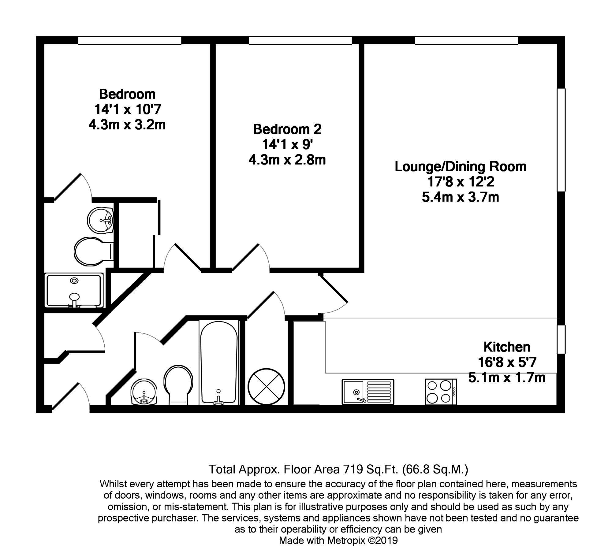 2 Bedrooms Flat for sale in Wallis Square, Farnborough GU14