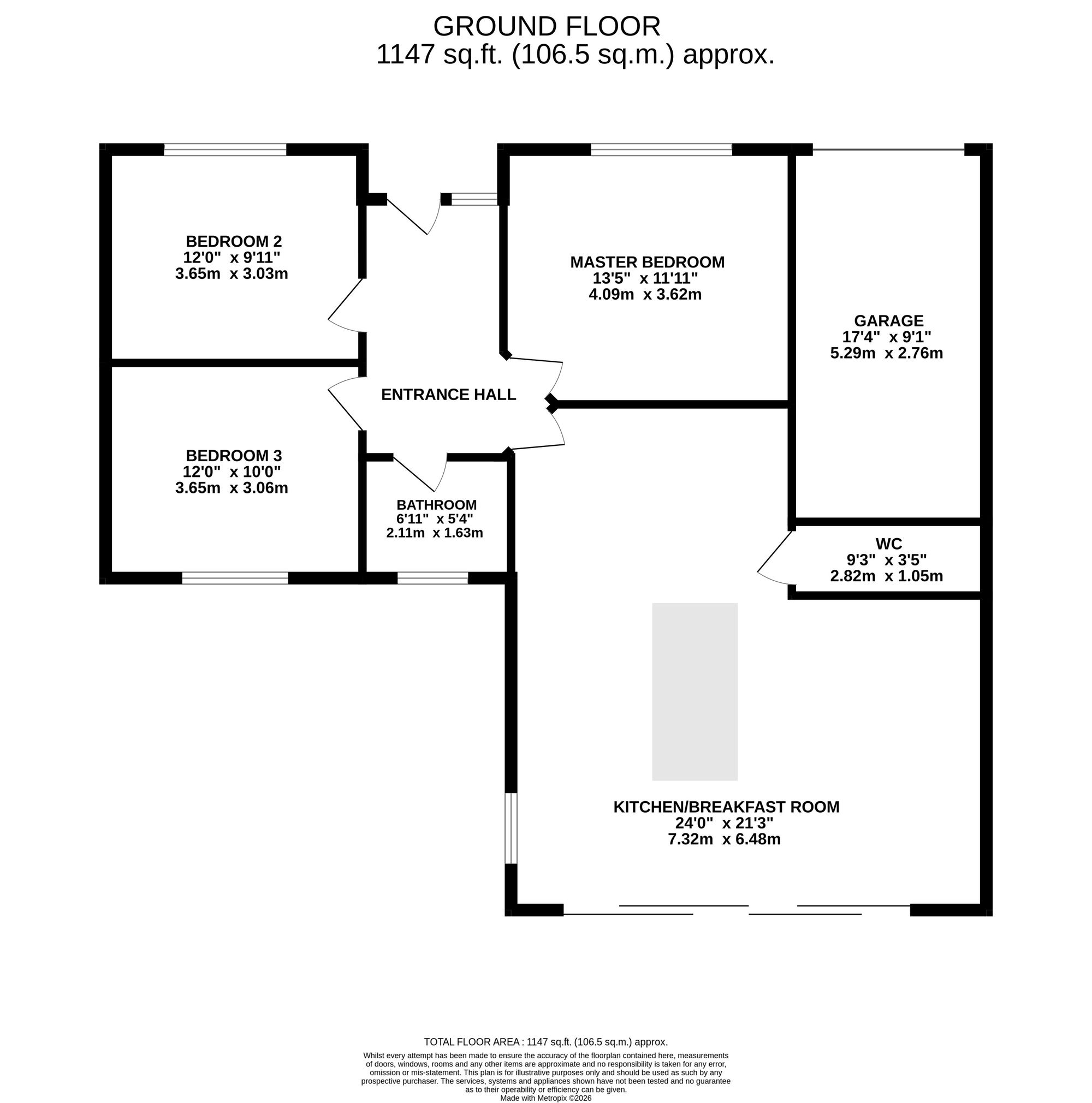 45 Pit Lane, Crewe floorplan