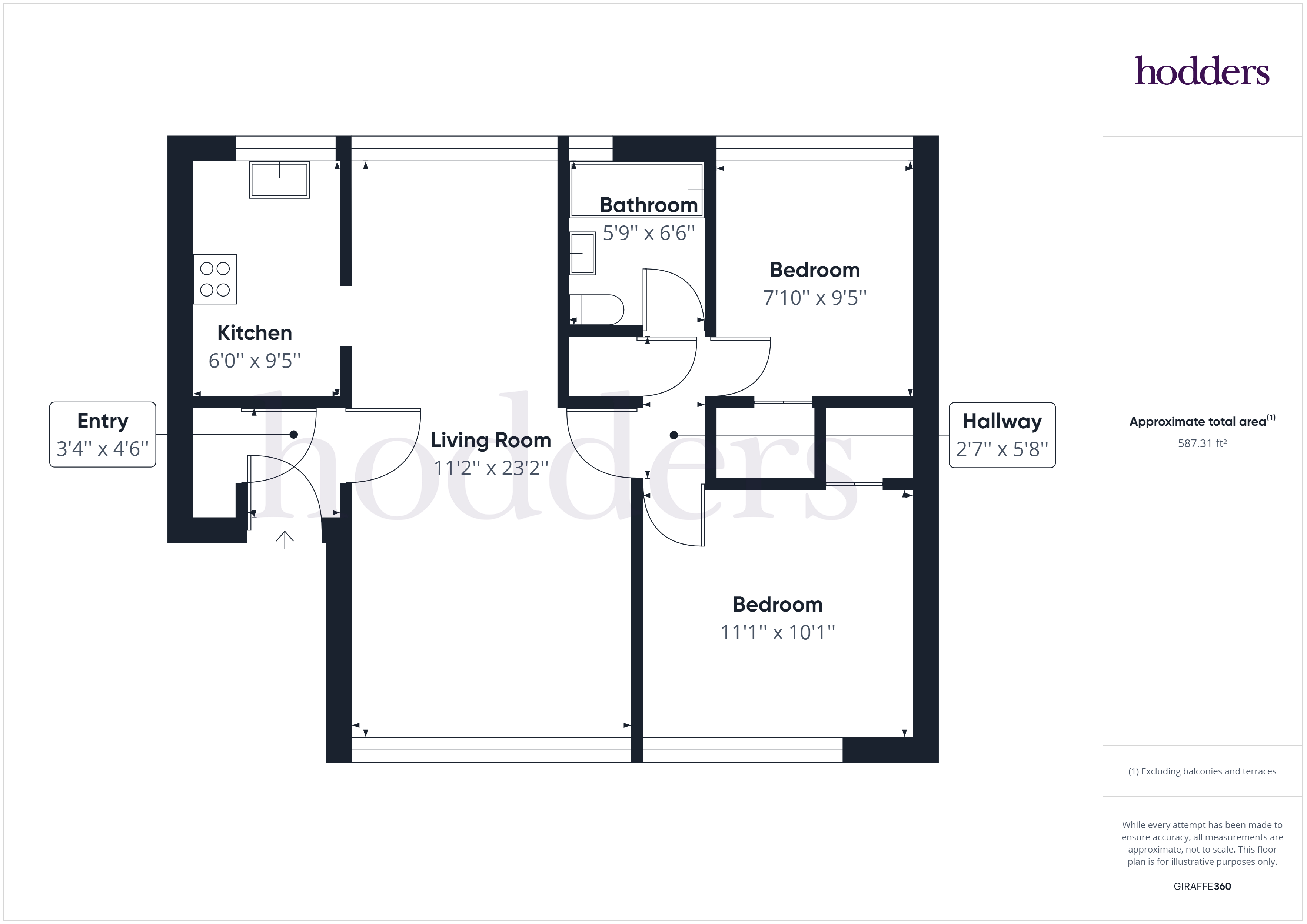 18, Hazelbank Court, Chertsey floorplan