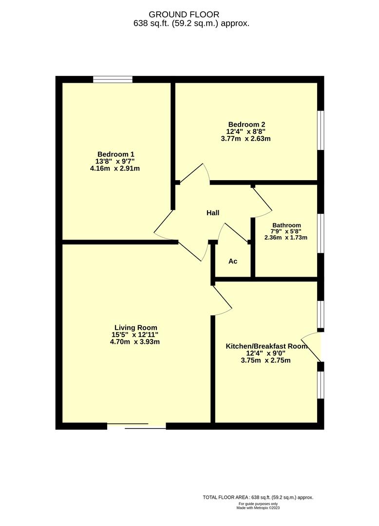 Knightswood, Cullompton EX15, 2 bedroom semidetached bungalow for sale