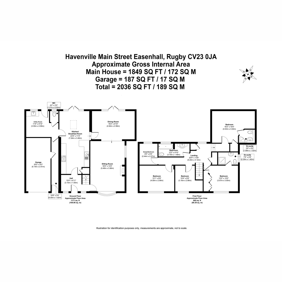 Havenville, Main Street, Rugby floorplan