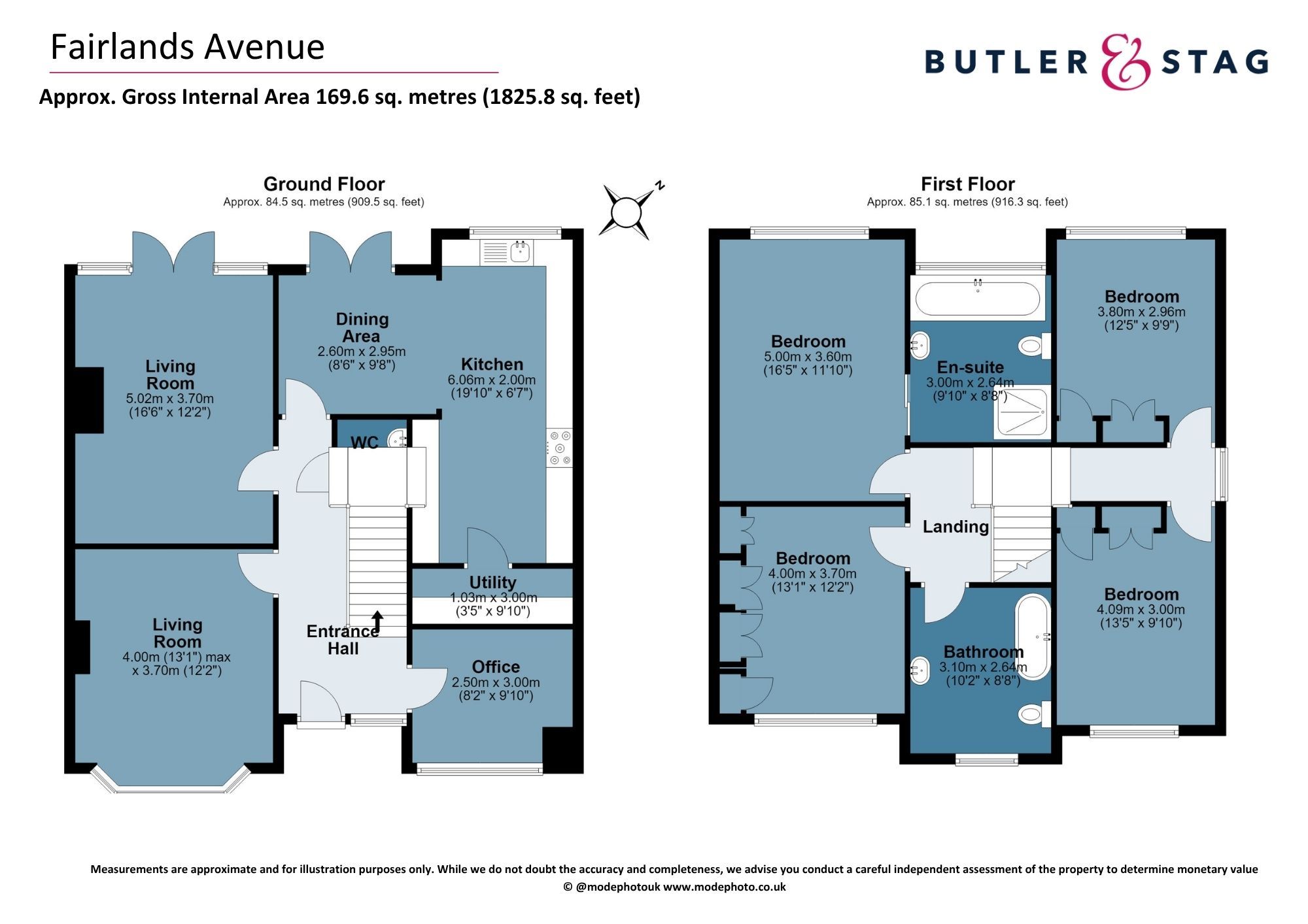 26 Fairlands Avenue, Essex floorplan