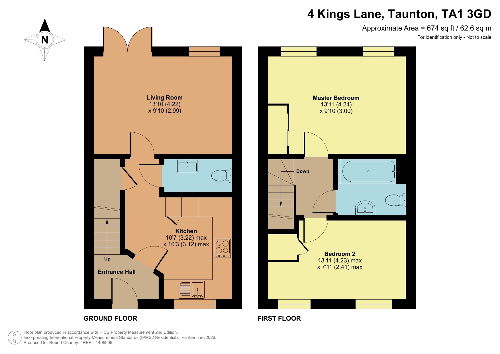 4 Kings Lane, Taunton floorplan