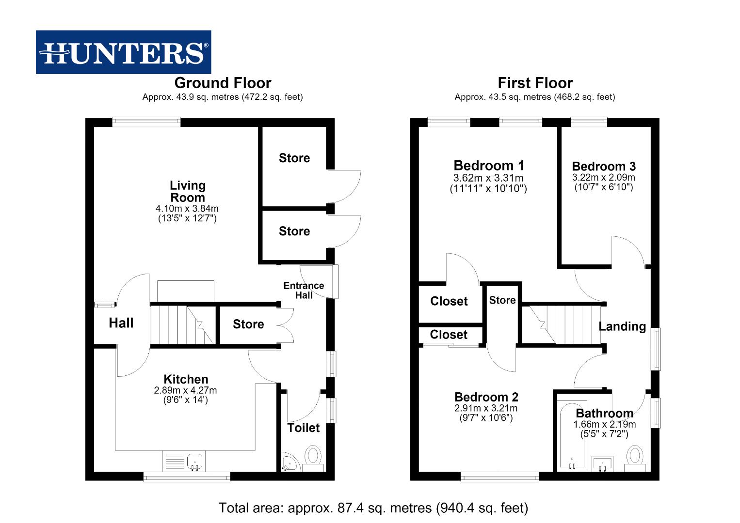 4, Rye Way, Castleford floorplan