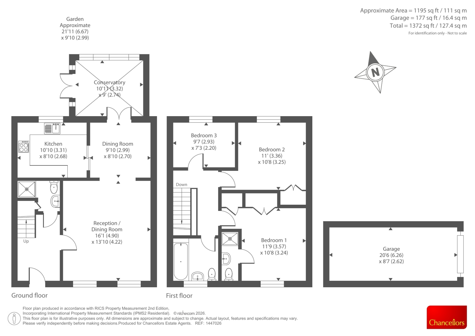 Gloucester Court Mews, Witney floorplan