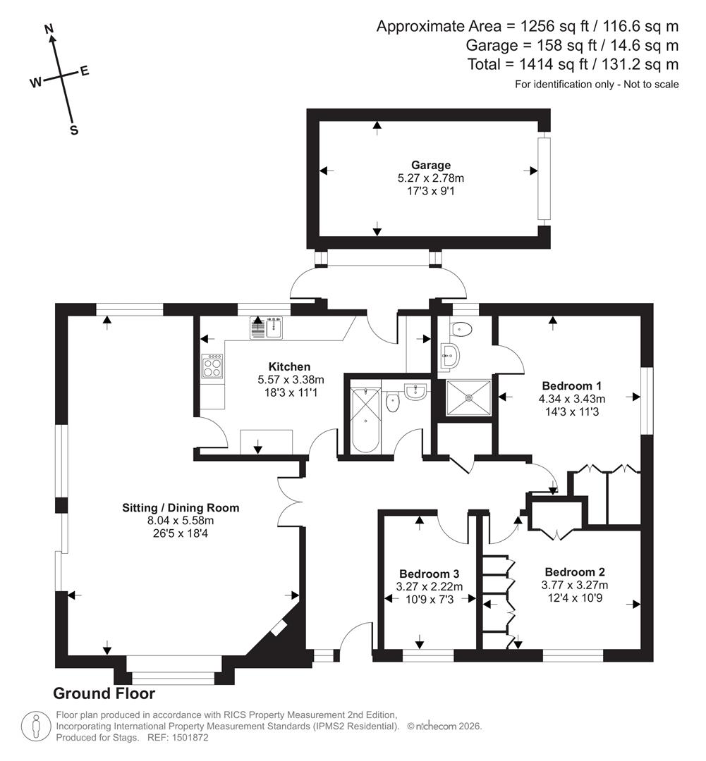1, Balfour Close, Honiton floorplan