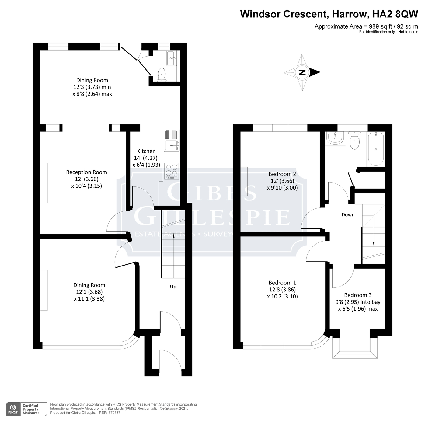 Windsor Crescent, Windsor Crescent, Harrow HA2, 3 bedroom terraced house for sale 61028633