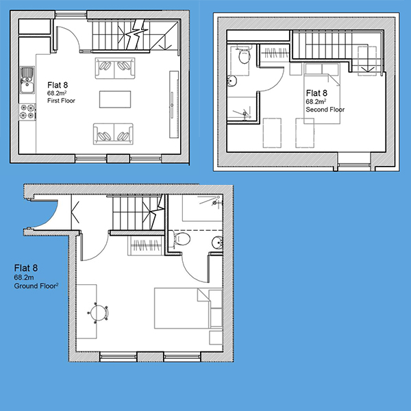 2 Bedrooms  to rent in Blenheim Terrace, Leeds LS2