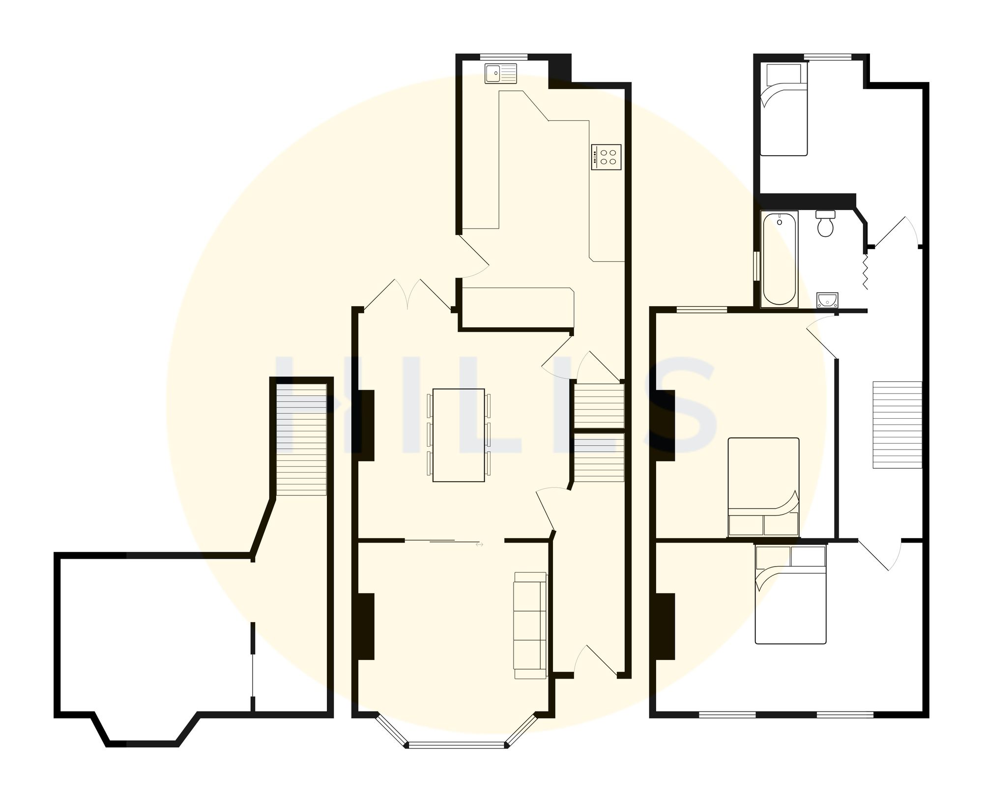 23 Alexandra Road, Manchester floorplan