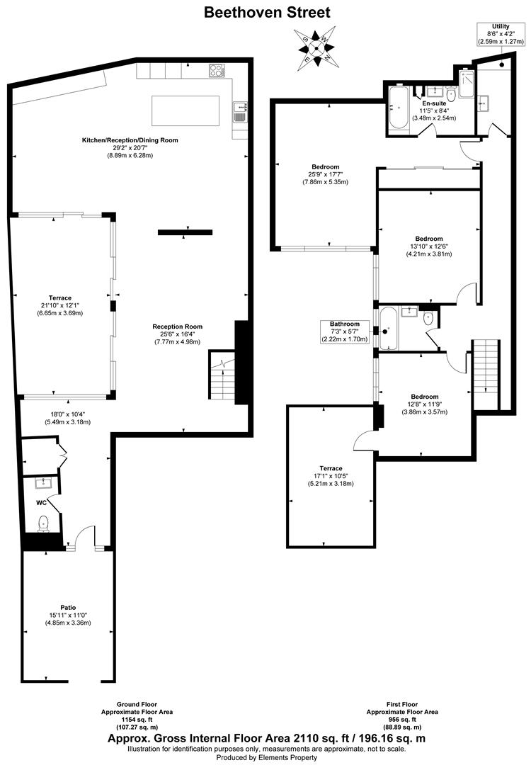19A, Beethoven Street, London floorplan