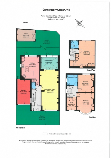 4 Bedrooms Semi-detached house to rent in Gunnersbury Gardens, Acton, London W3