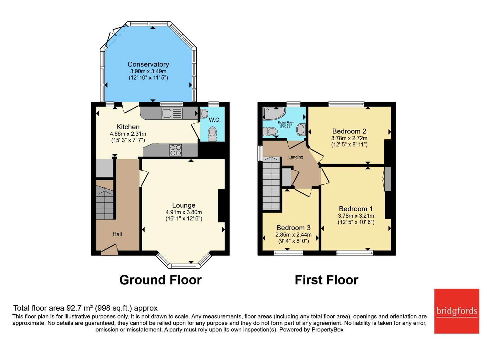 24, Cliffe Road, Cheshire floorplan