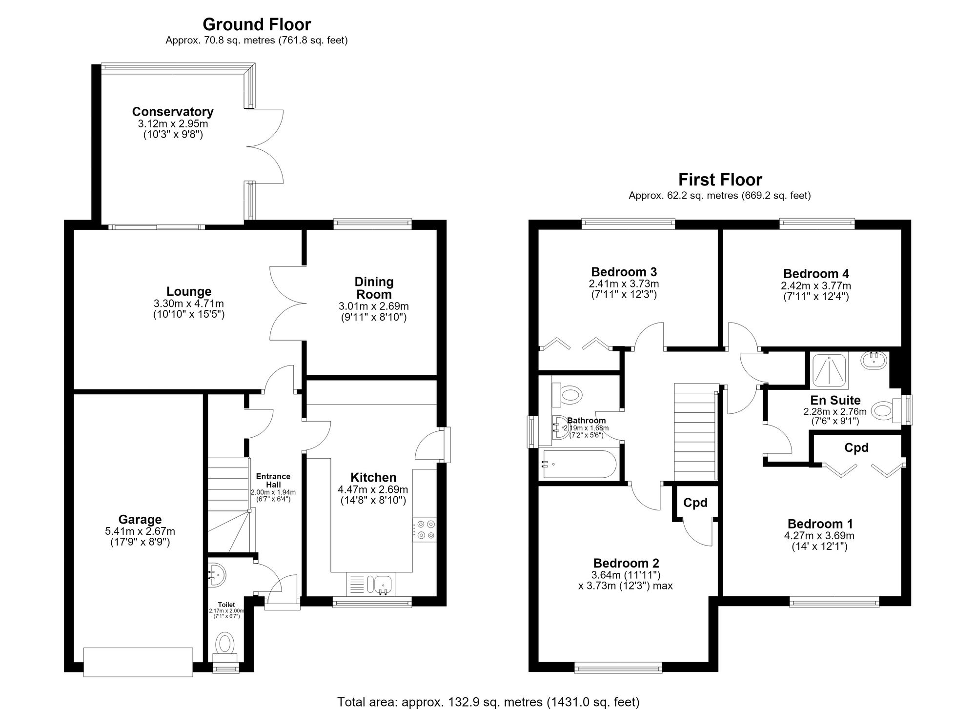 15 Elm Way, Royston floorplan
