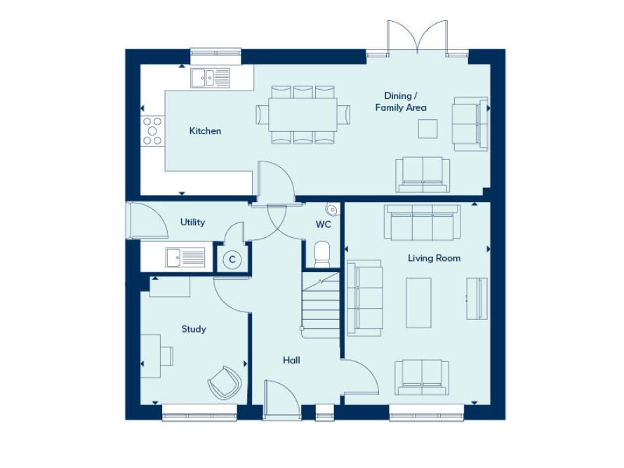 Bluebell Avenue, Heybridge floorplan