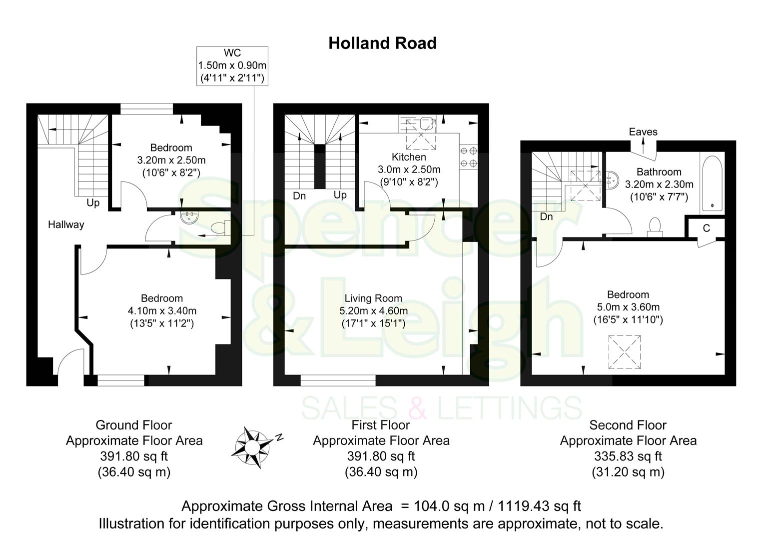 134, Holland Road, Hove floorplan