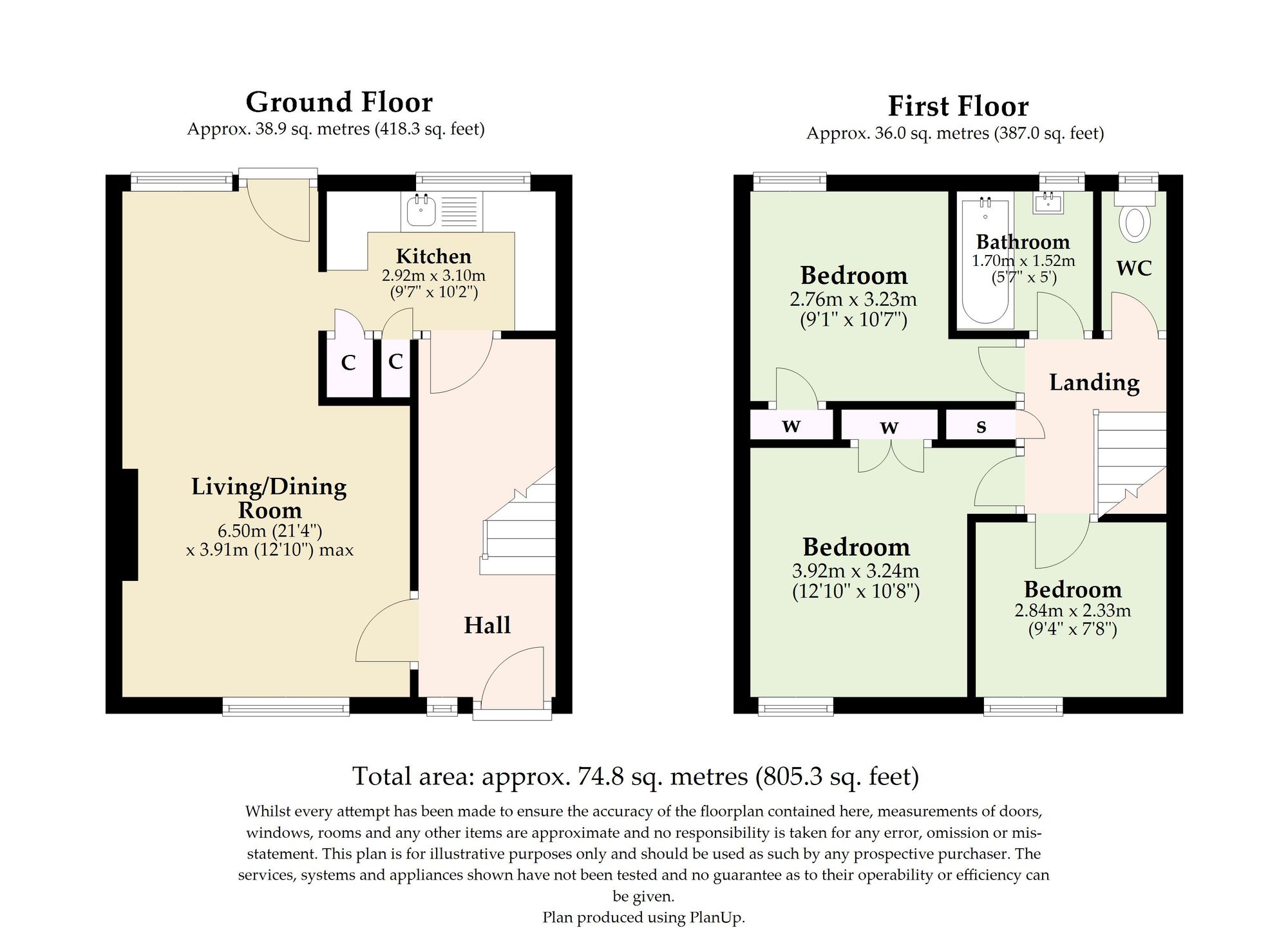 1 Peterhouse Close, Bury St. Edmunds floorplan