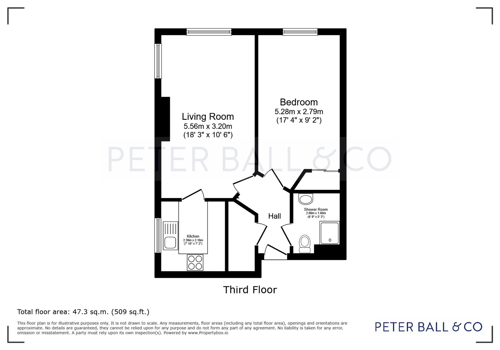 63 Lewis Carroll Lodge,, North Place, Gloucestershire floorplan