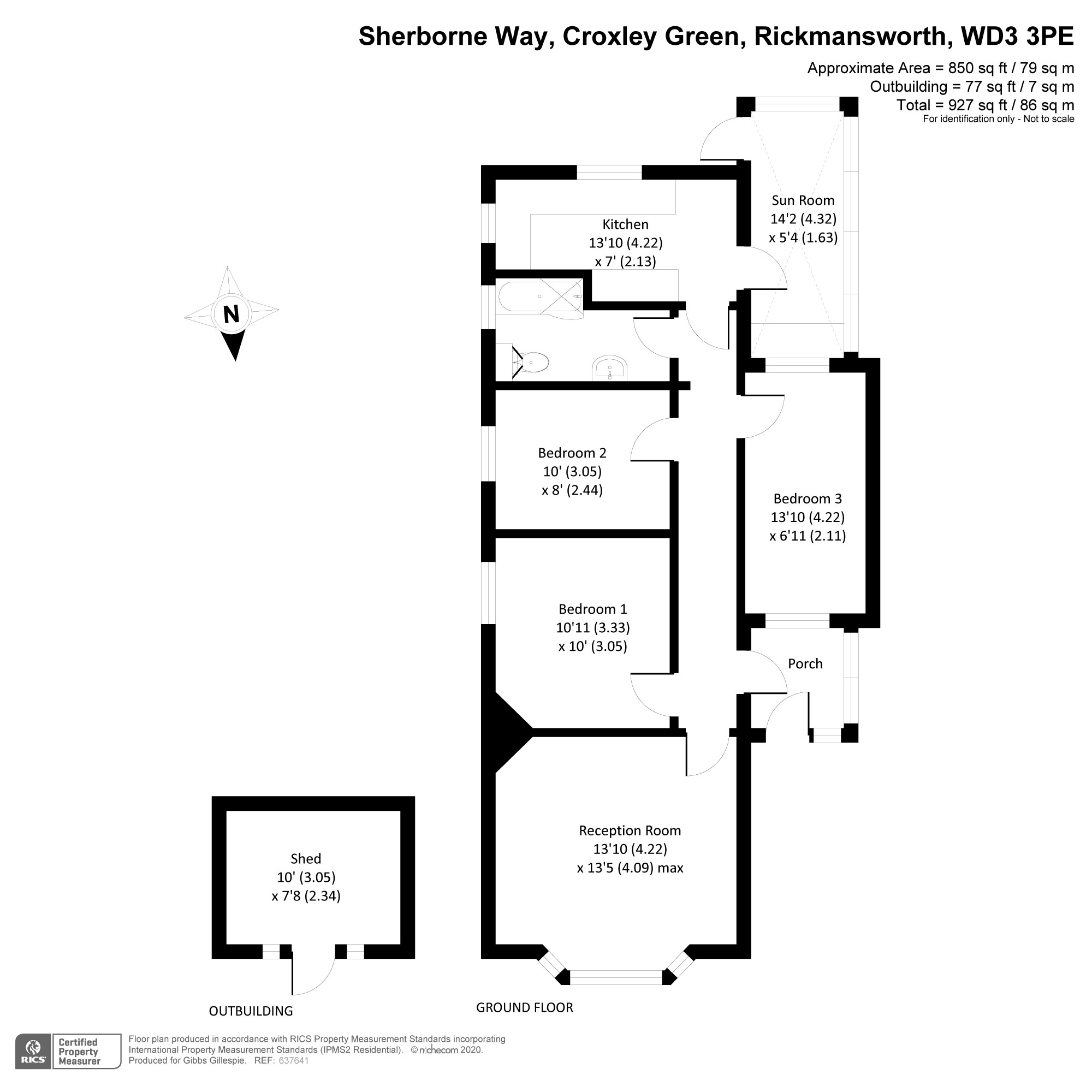 3 bed bungalow for sale in Sherborne Way, Croxley Green, Rickmansworth