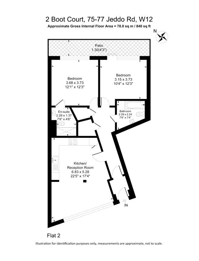 Boot Court, London floorplan