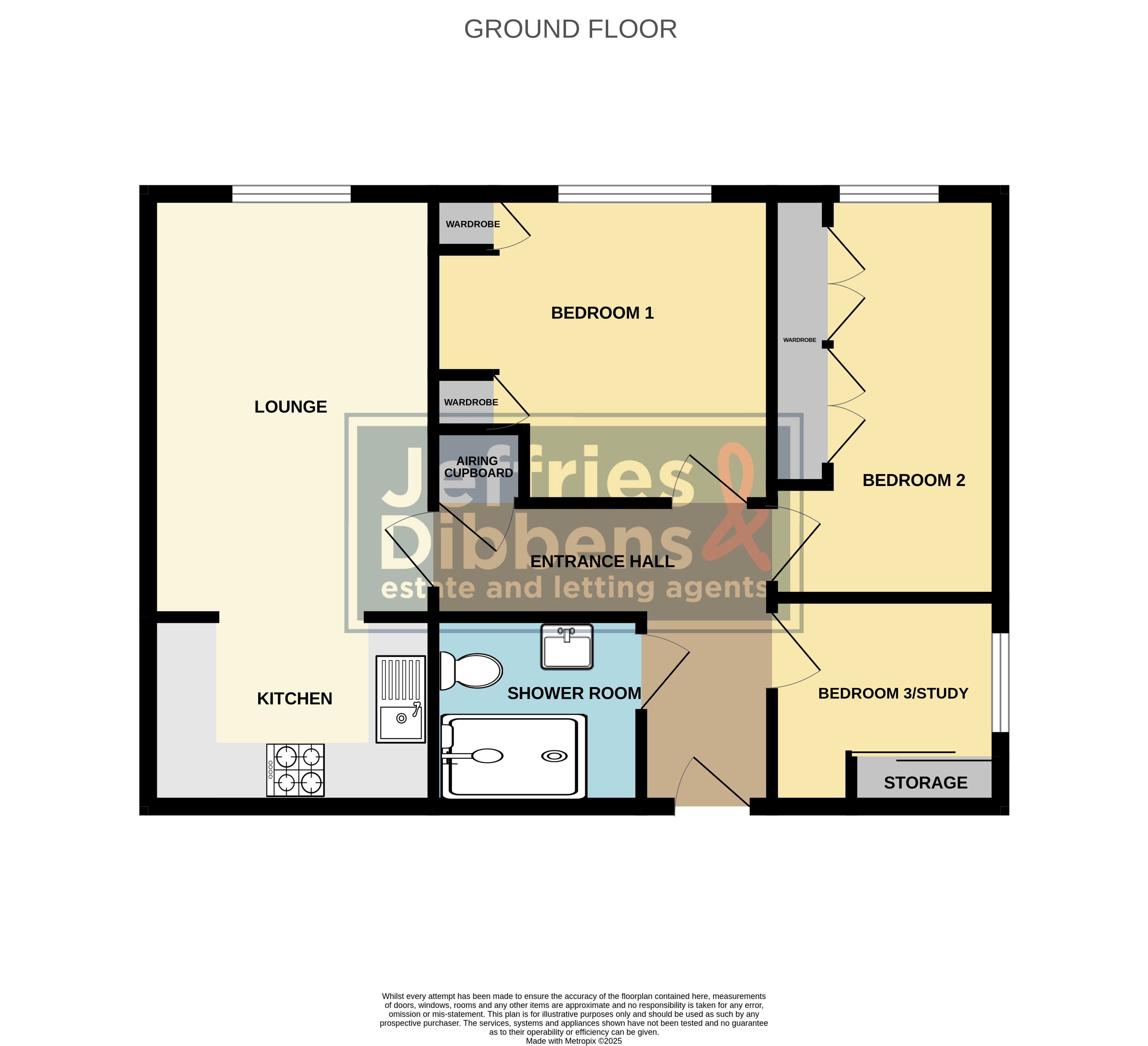 Flat 17 Grosvenor Court, Gosport Road, Fareham floorplan