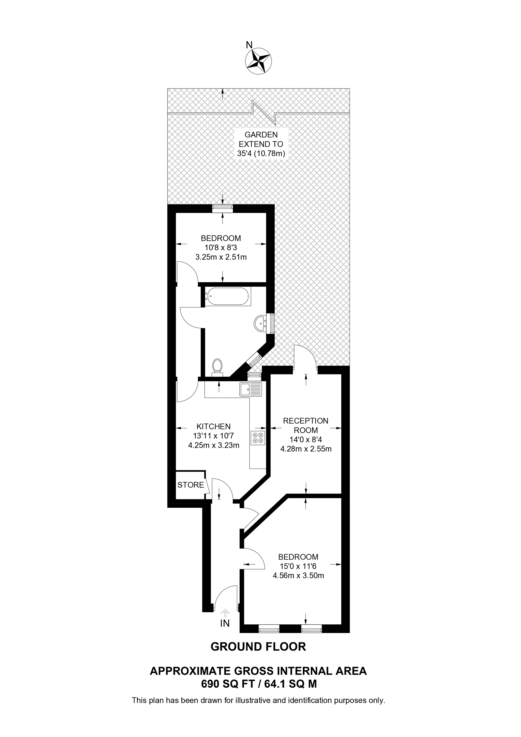 Sirdar Road, Wood Green floorplan